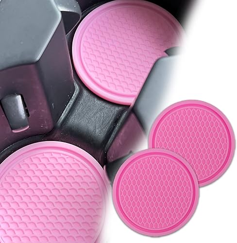 Miniatura 4 de Msyuusr 4 posavasos para automóvil, posavasos de silicona con forma de panal de abeja para automóvil, accesorios universales para la mayoría de