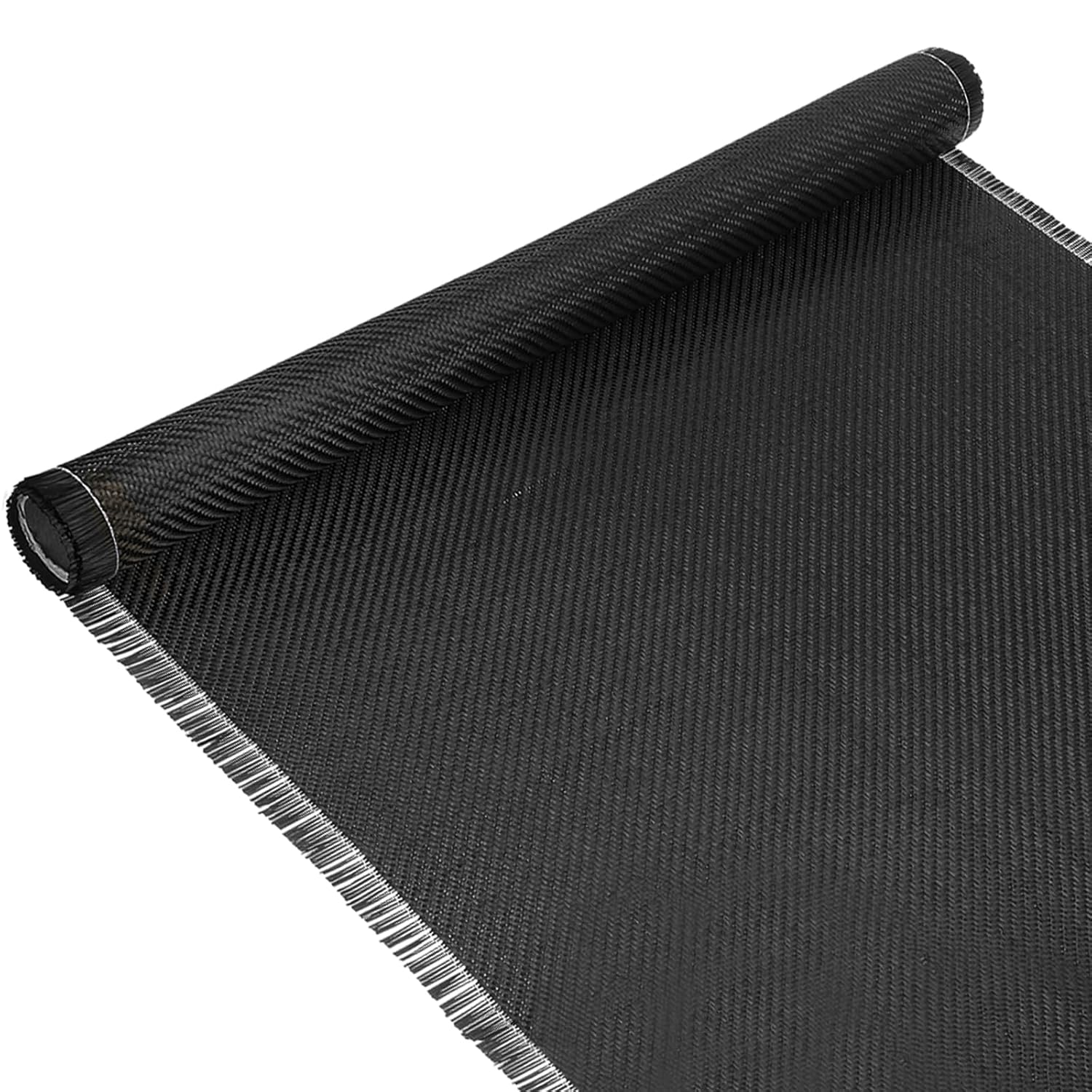 MECCANIXITY Carbon Fiber Fabric, 4.3ft x 19.7" Carbon Fiber Cloth Sheet Roll 2x2 Twill Weave 3K 220g for Wall Reinforcement Basement Car Boat Repair DIY, Black