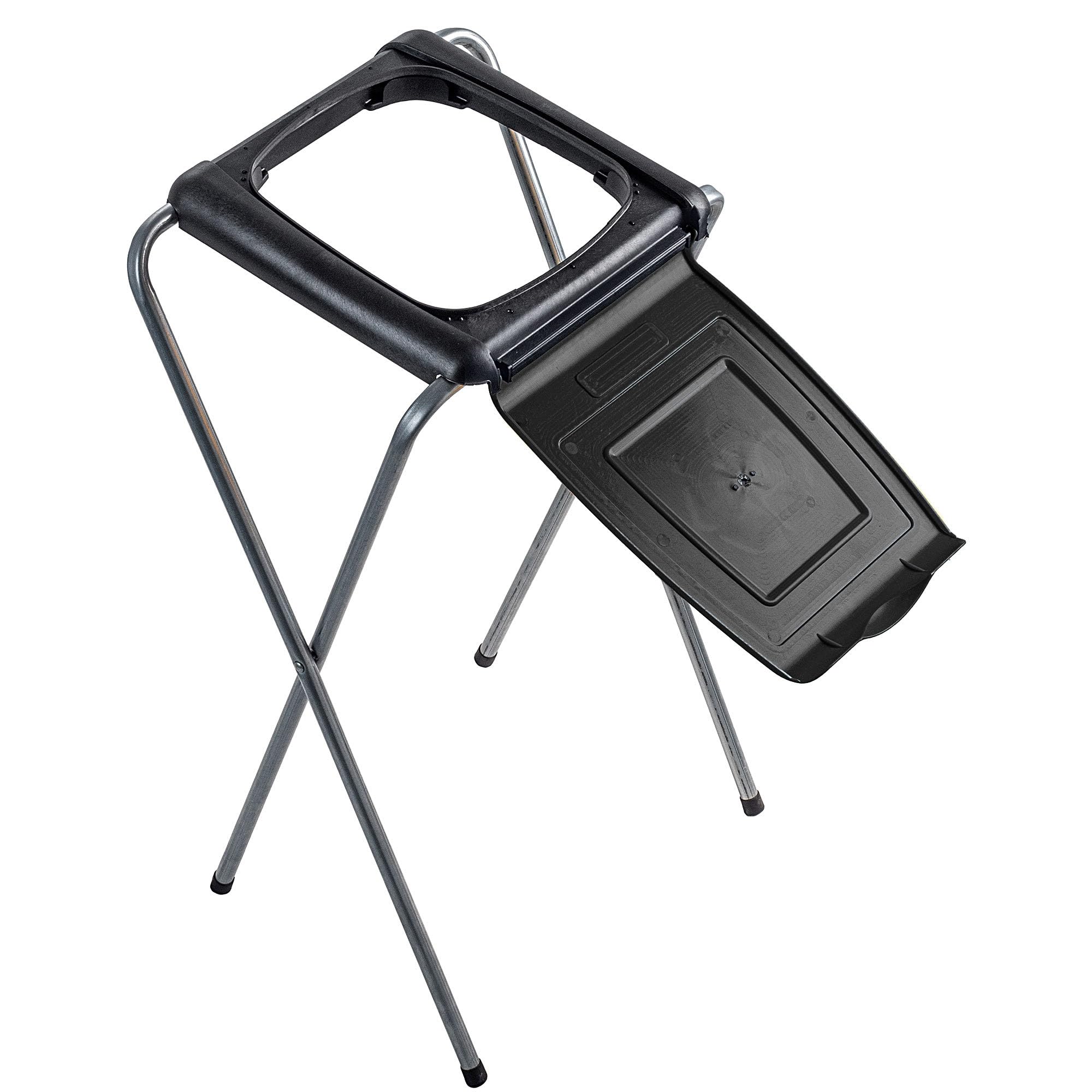 KADAX Porte-Sacs Poubelle pour Intérieur et Extérieur, Support Pratique et Efficace pour Les Sacs de Recyclage, Facilitant la Gestion des Déchets (Noir)