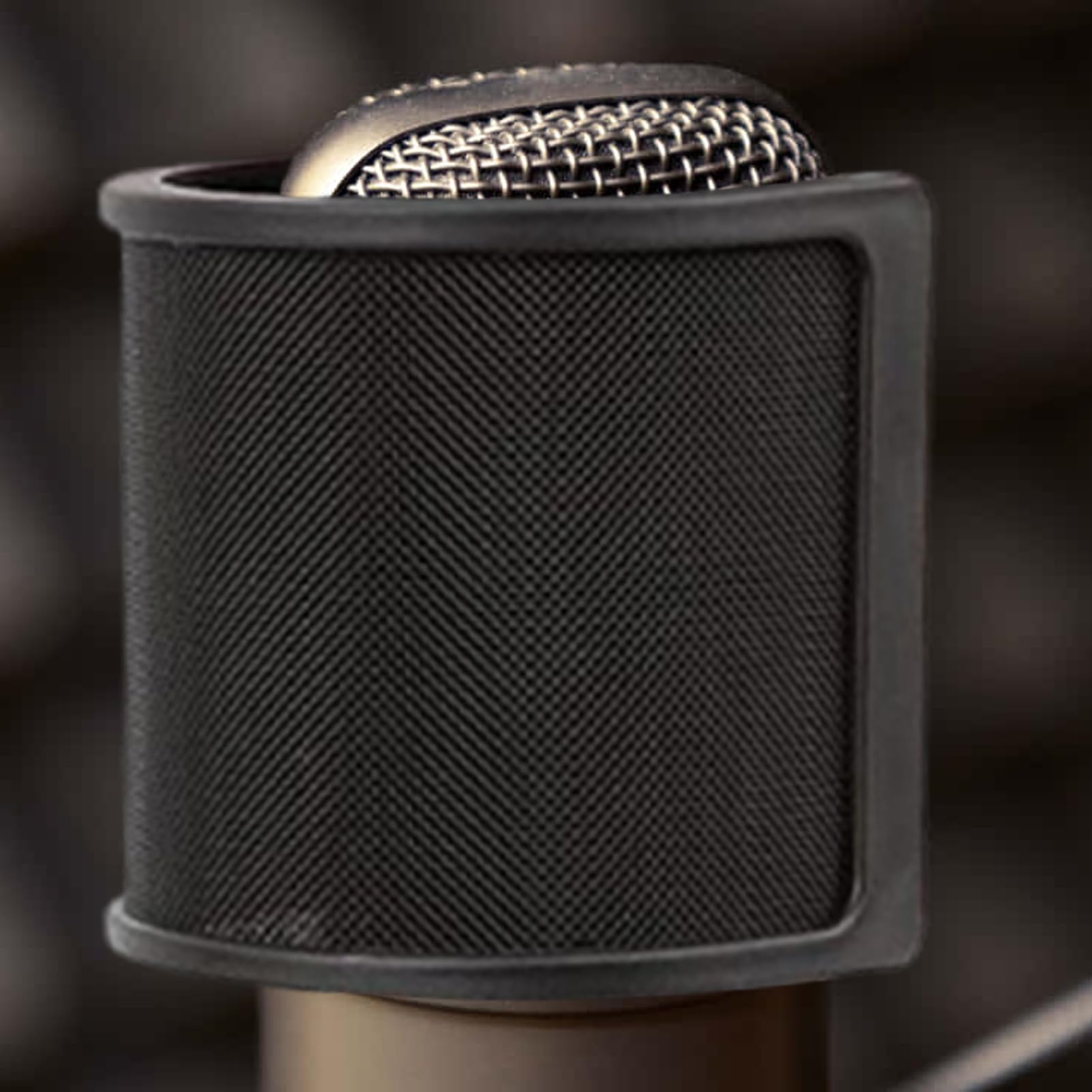 Filtro Per Microfono Filtro Metallico Per Microfono | Copertura Antirumore Doppio Strato Con Scudo Protettivo Per Registrazione Live Streaming Podcast Studio Musicale Karaoke