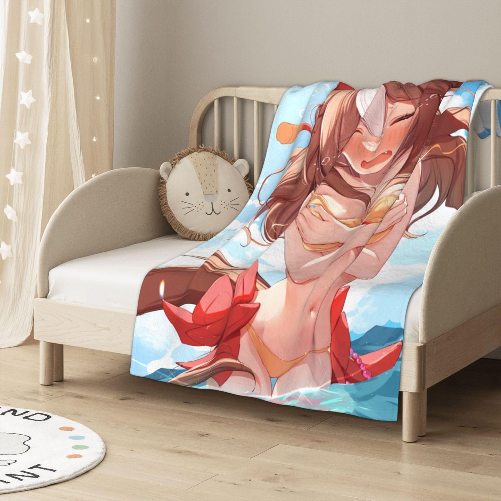 Amazon｜ウマ娘 コパノリッキー 毛布 ブランケット フランネル 超極細