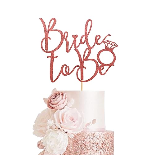 Vista 29 de She Said Yes - Decoración para tartas para decoración de compromiso, novia, propuesta/despedida de soltera, decoración de fiesta de boda, purpurina