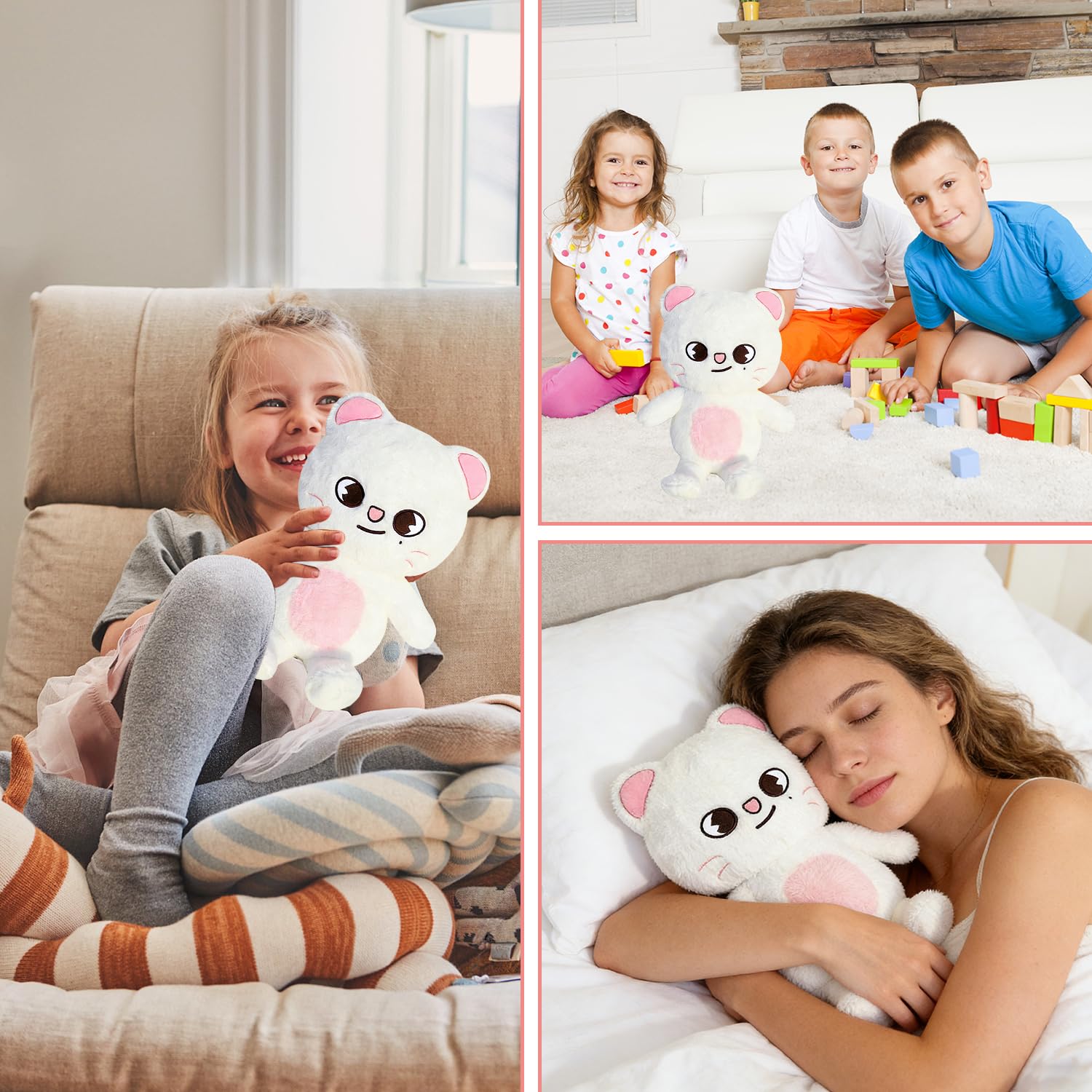 Stray kids Peluche, 50cm Stray Kids Skzoo Peluche, Skzoo Plush St-ray Ki-ds, Pe-luche Sk-zoo, Pelu-che Animali Sk-zoo, St-ray Cartoon Pelu-che, Regalo di Compleanno per Bambini e Fan (M4)