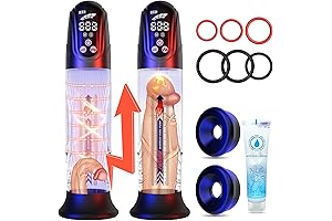 Automatic Male Penis Enlargement Pump with Pressure and Suction Settings for Erection...