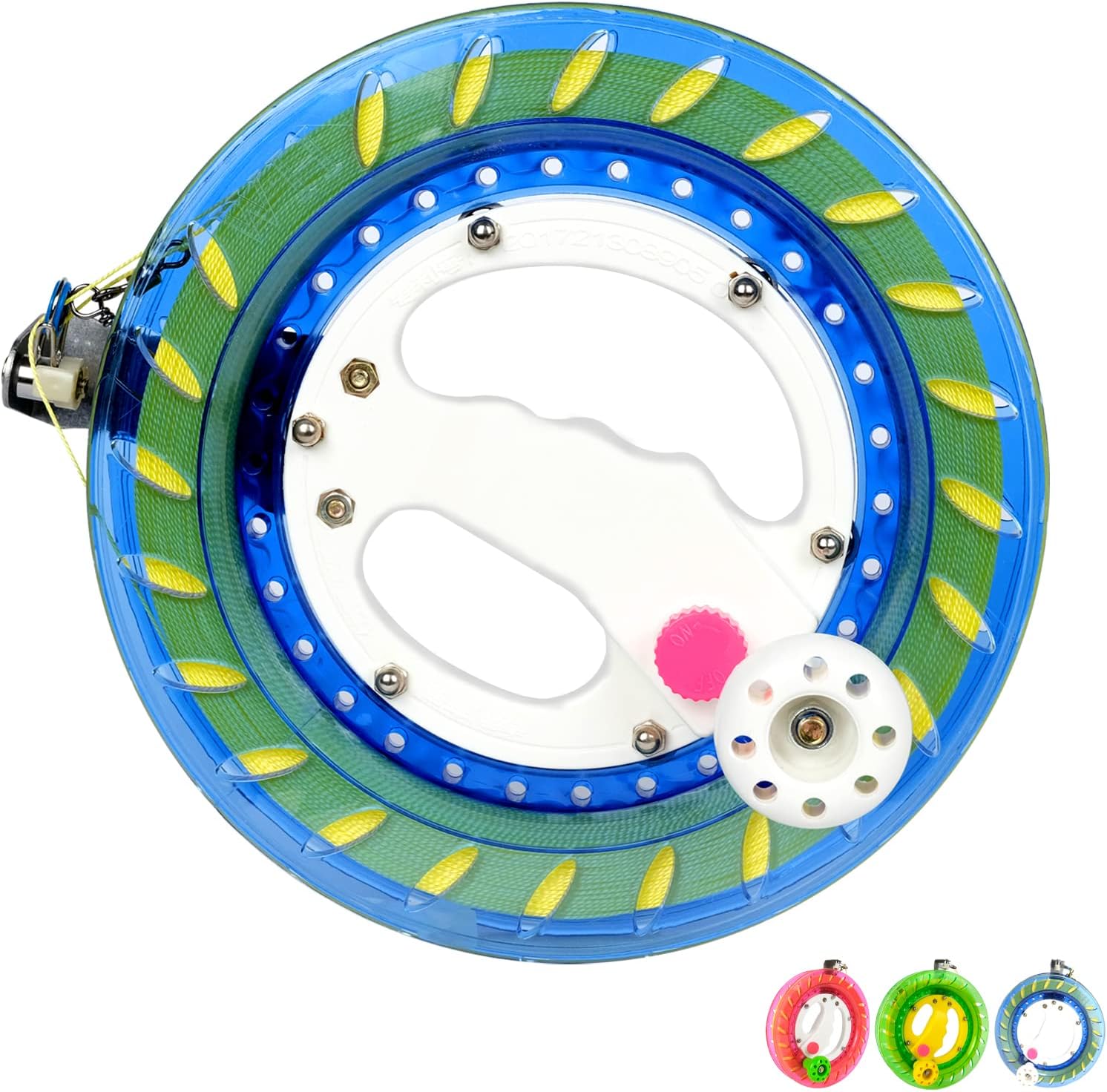 Simxkai Kite String Reel, String Spool,Line Winder 8inches Dia, Come with Lock & 1000 Feet Line
