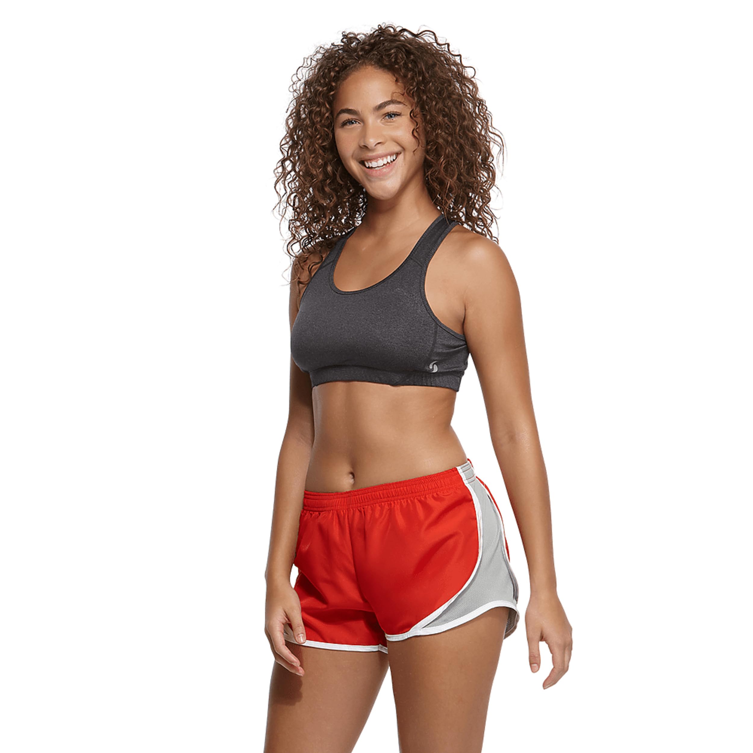 Soffe Women's Printed Team Shorty Shorts, 3.25" Inseam