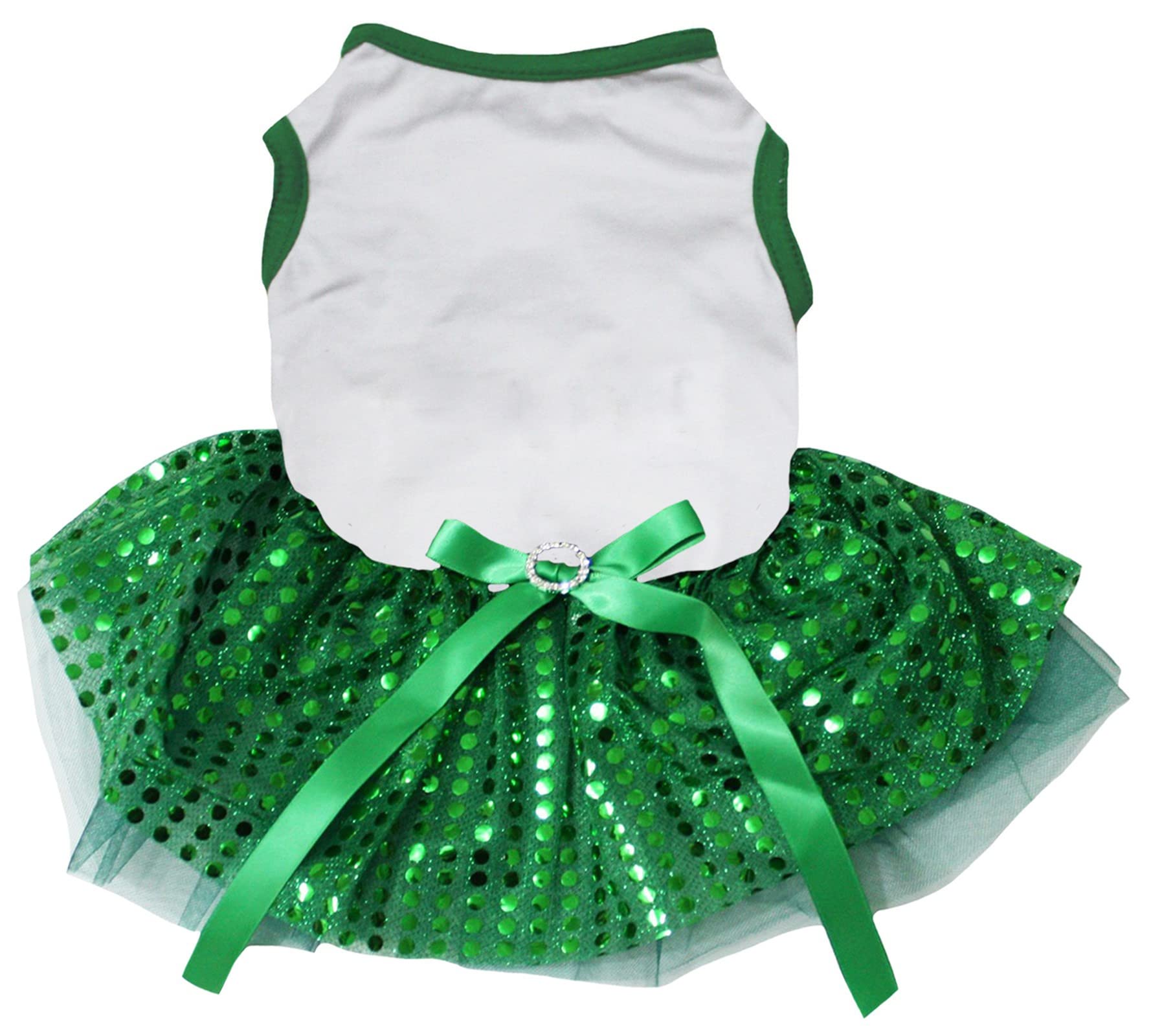 Robe tutu pour chien pailletée idéale pour les fêtes et les mariages