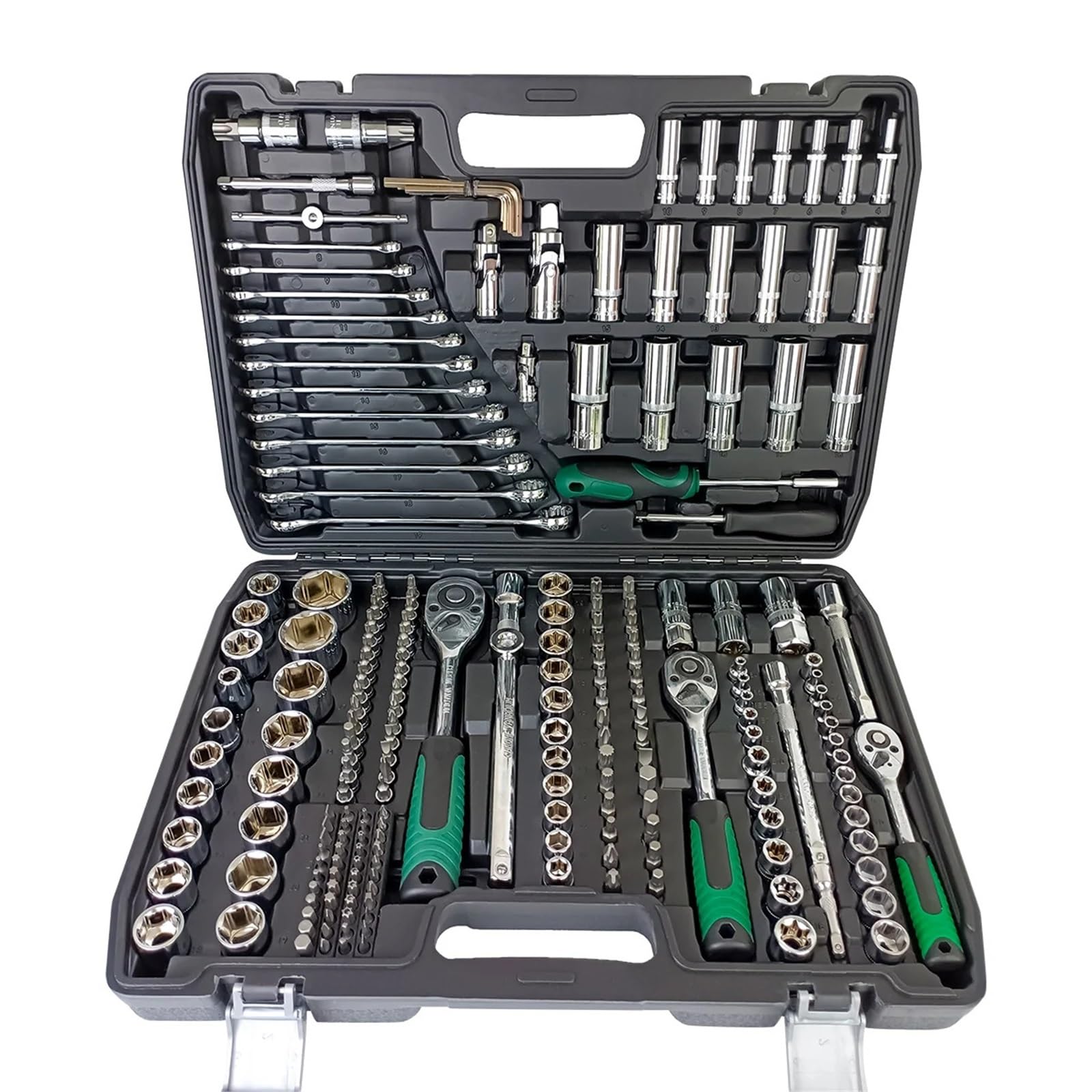 Juego de Herramientas reparación automóviles Ultimate 46-216 Piezas Herramienta Llave trinquete 72 Dientes Kit Completo para Hogar o Garaje(46pcs)