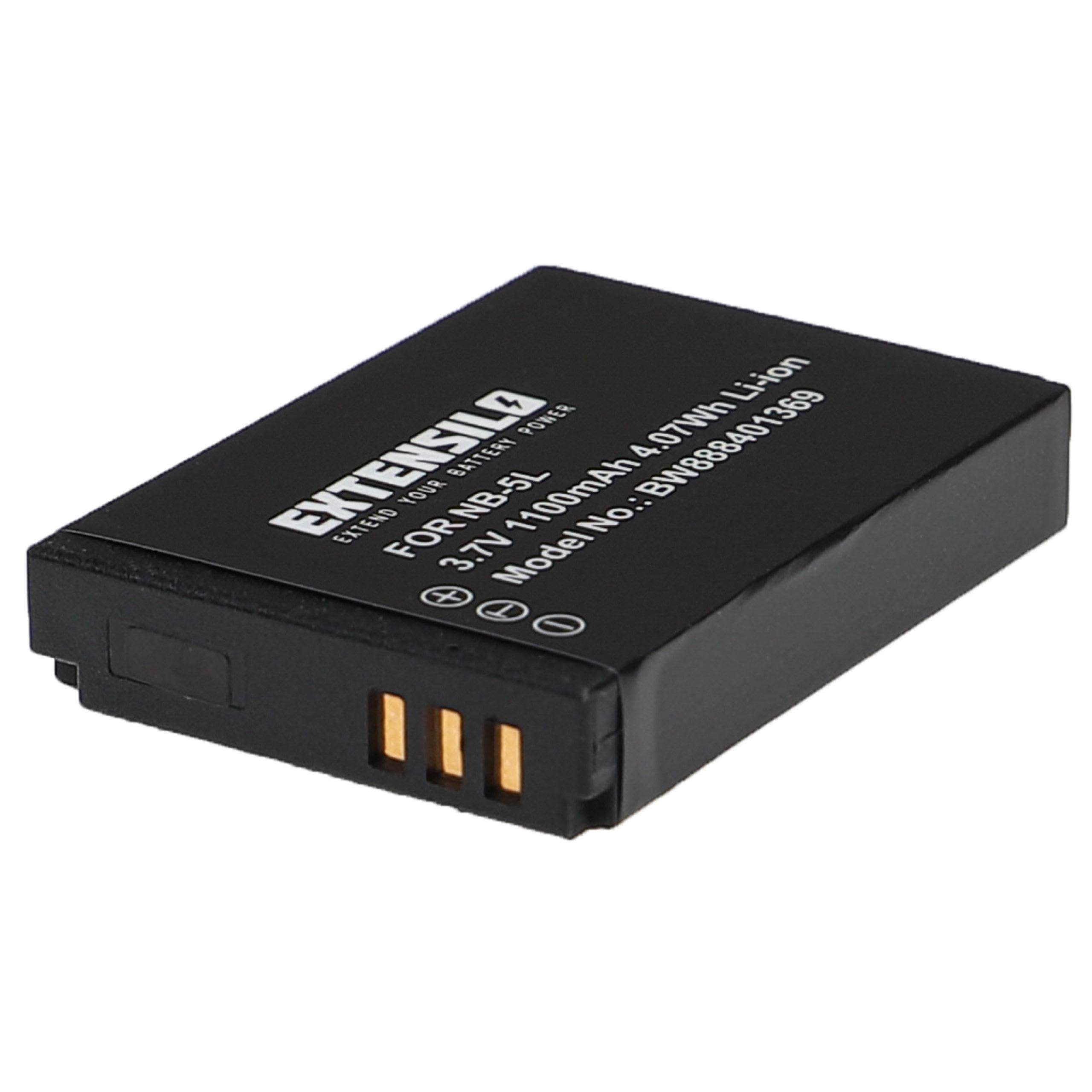 2 Batterie NB-4L 1000mAh Per Canon IXUS - Ricarica Li-ion Per Fotocamere Compact