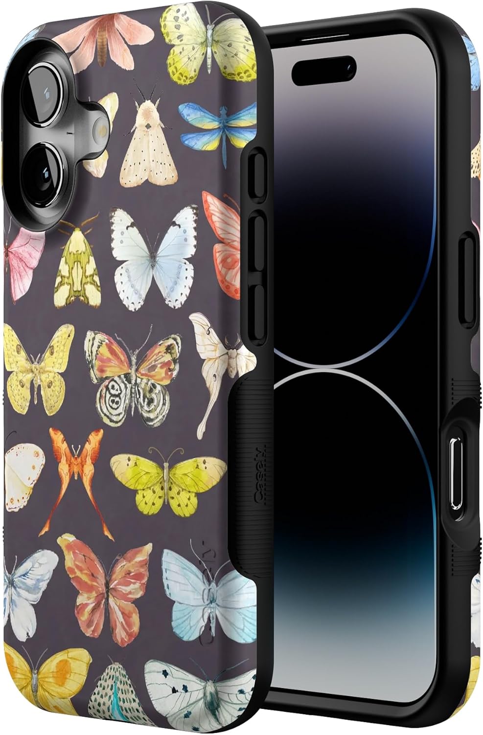 Casely iPhone 16 Case | Midnight Monarch | Jenna Palek x Casely | Bold Protective Design | Compatible with MagSafe