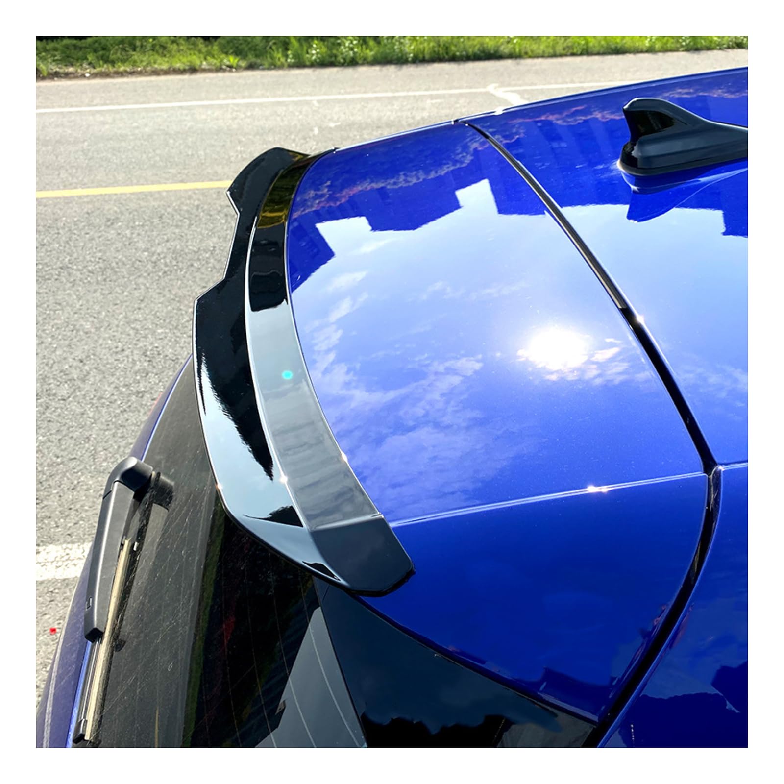 Car Rear Spoiler for Hyundai i20 2020-2025, Roof Boot Spoiler Rear Trunk Spoiler Lip Bumper Diffuser Rear Spoiler Accessories,A