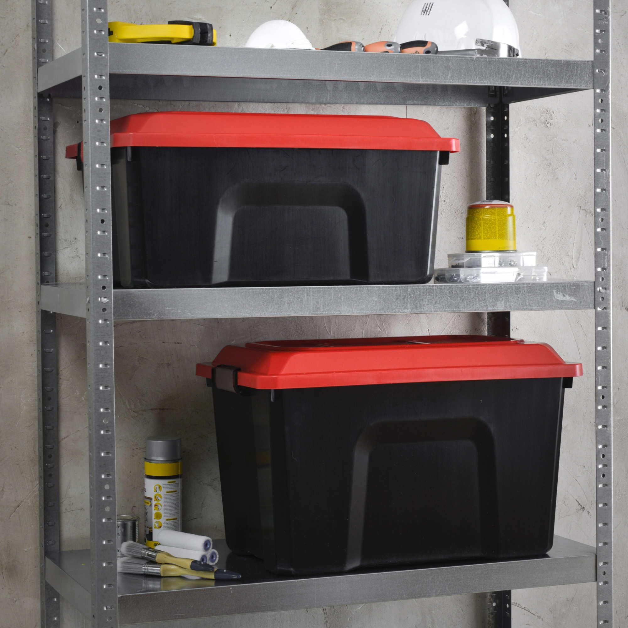 SUNDIS Locker, Aufbewahrungsbox mit Deckel, 40L