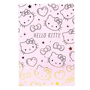 Amazon.co.jp: ハローキティ公式 サンリオ 日記帳 ピンク&金箔