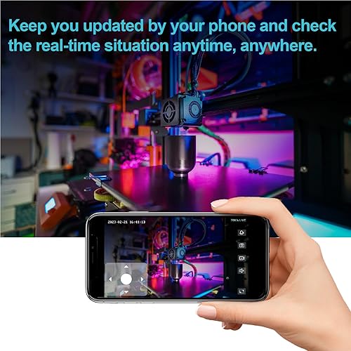 Miniatura 6 de woomo Cámara de seguridad para interiores, monitor de bebé WI-FI de 2.4 G  cámara para mascotas con aplicación de teléfono, reconocimiento de IA,