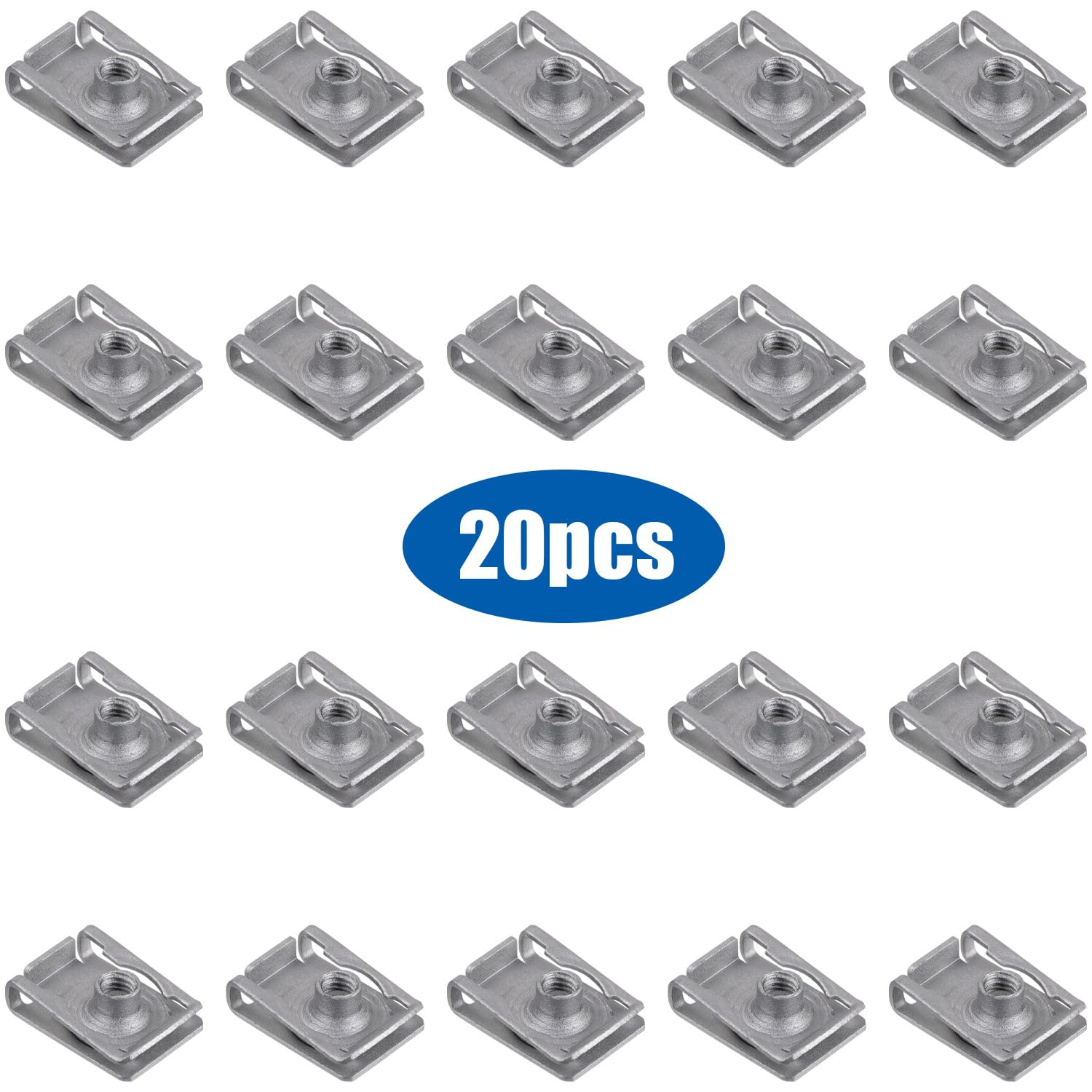 Amazon.com: OAUTOO 20pcs Fender & Battery Tray Extruded U Nut 