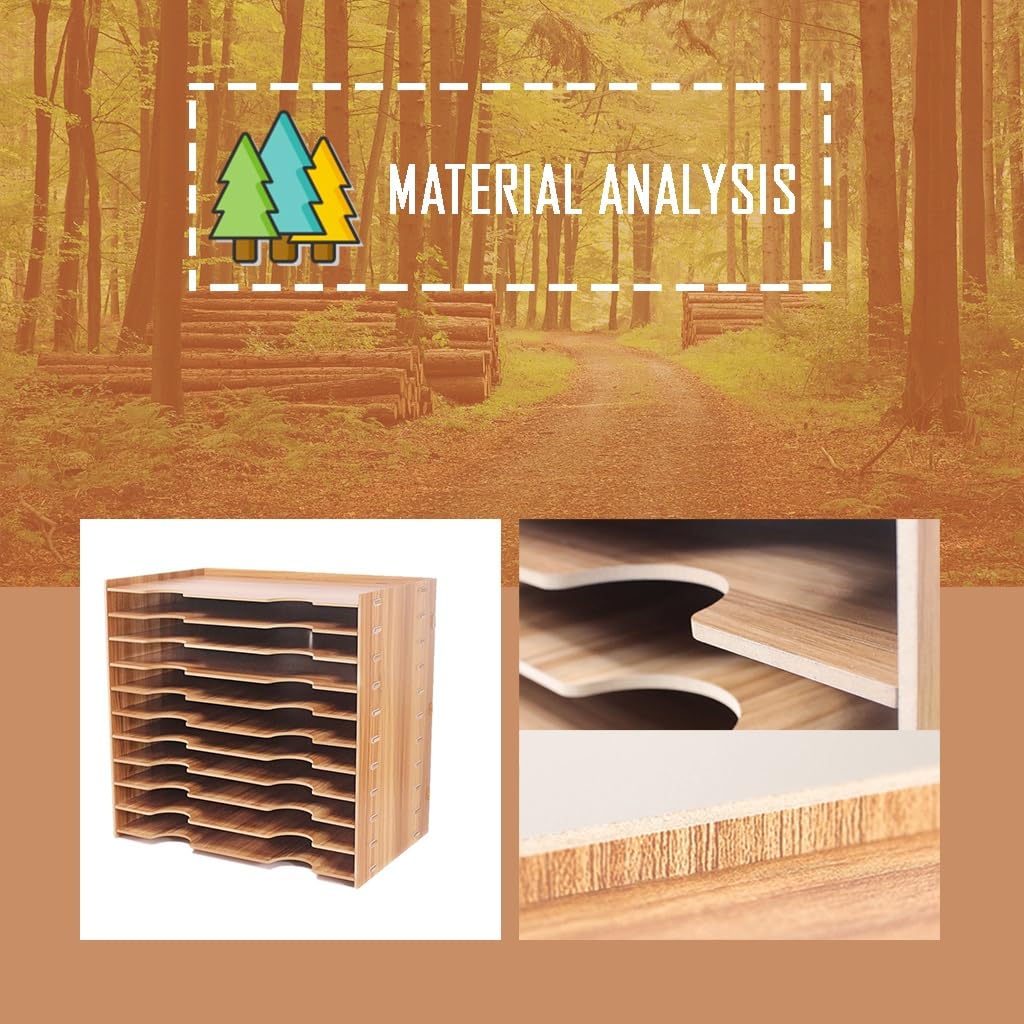 Vassoio Organizzatore 3 Livelli Per Scrivania - Portadocumenti A4 Impilabile - Foto 11