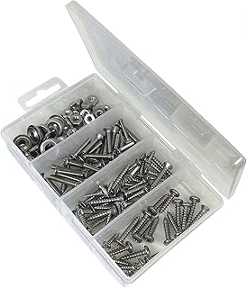 Shoreline Marine Screw Kit Stainless Steel (168 pieces)