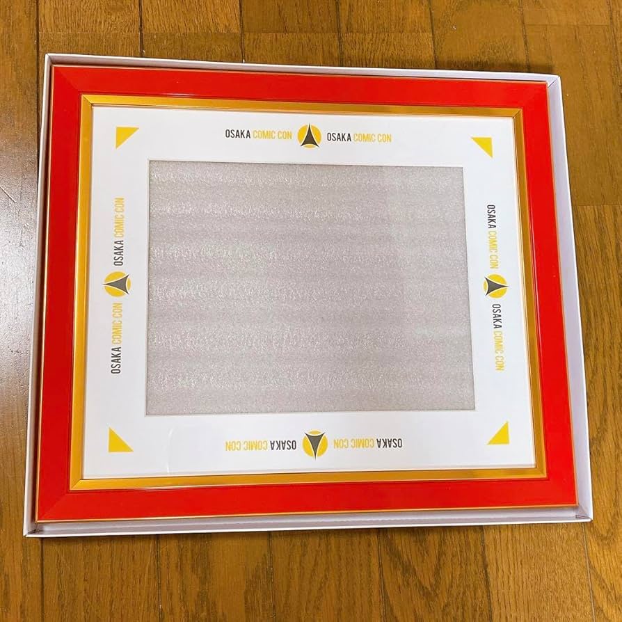 東京　コミコン　大阪　額縁　サイン　フォトフレーム　赤　3点 東京 コミコン 大阪 額縁 サイン フォトフレーム 赤 3点 Amazon