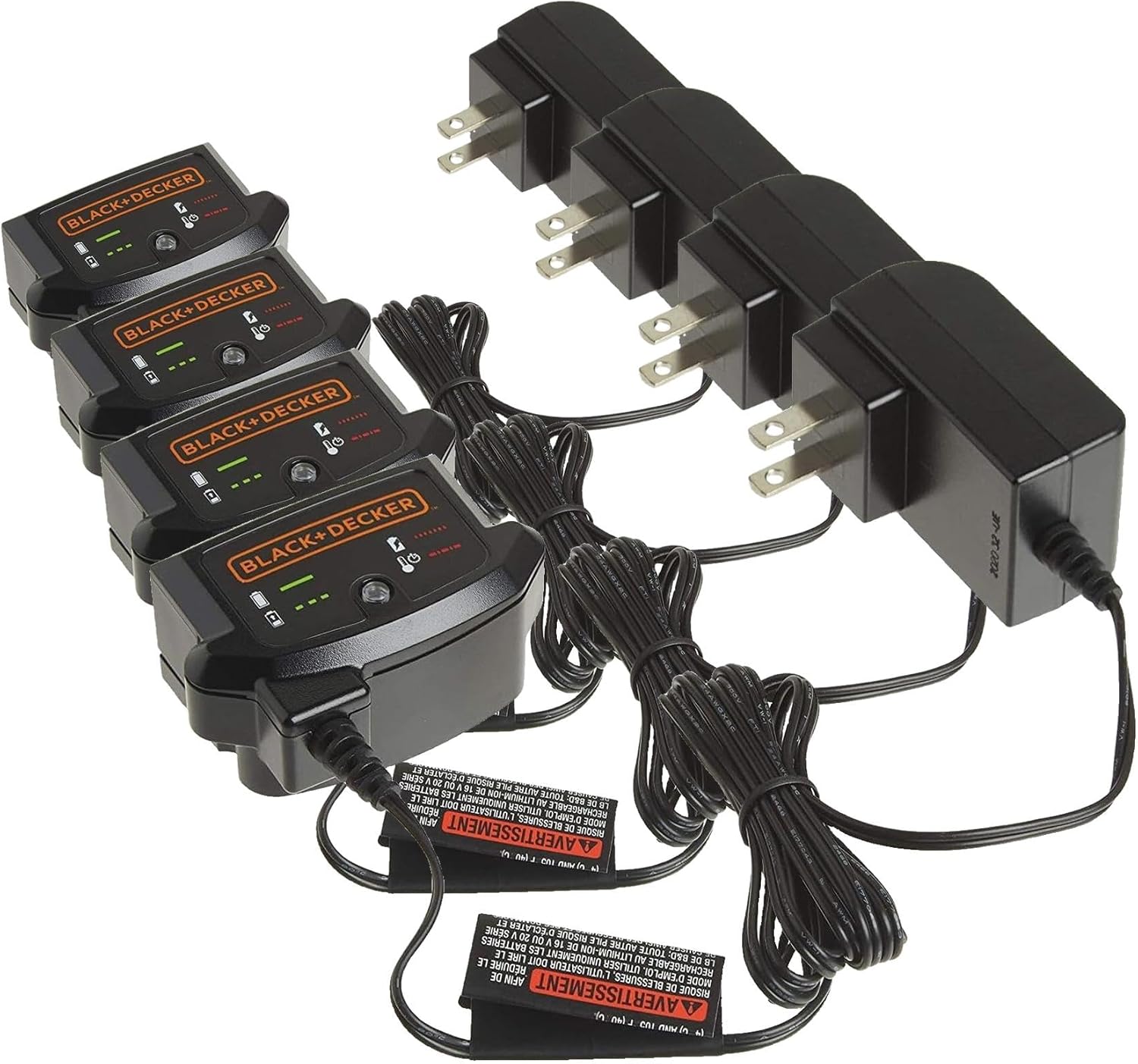 BLACK+DECKER 20V MAX Lithium Battery Charger, Compatible with 12V and 20V Battery, Battery Sold Separately (LCS1620B)