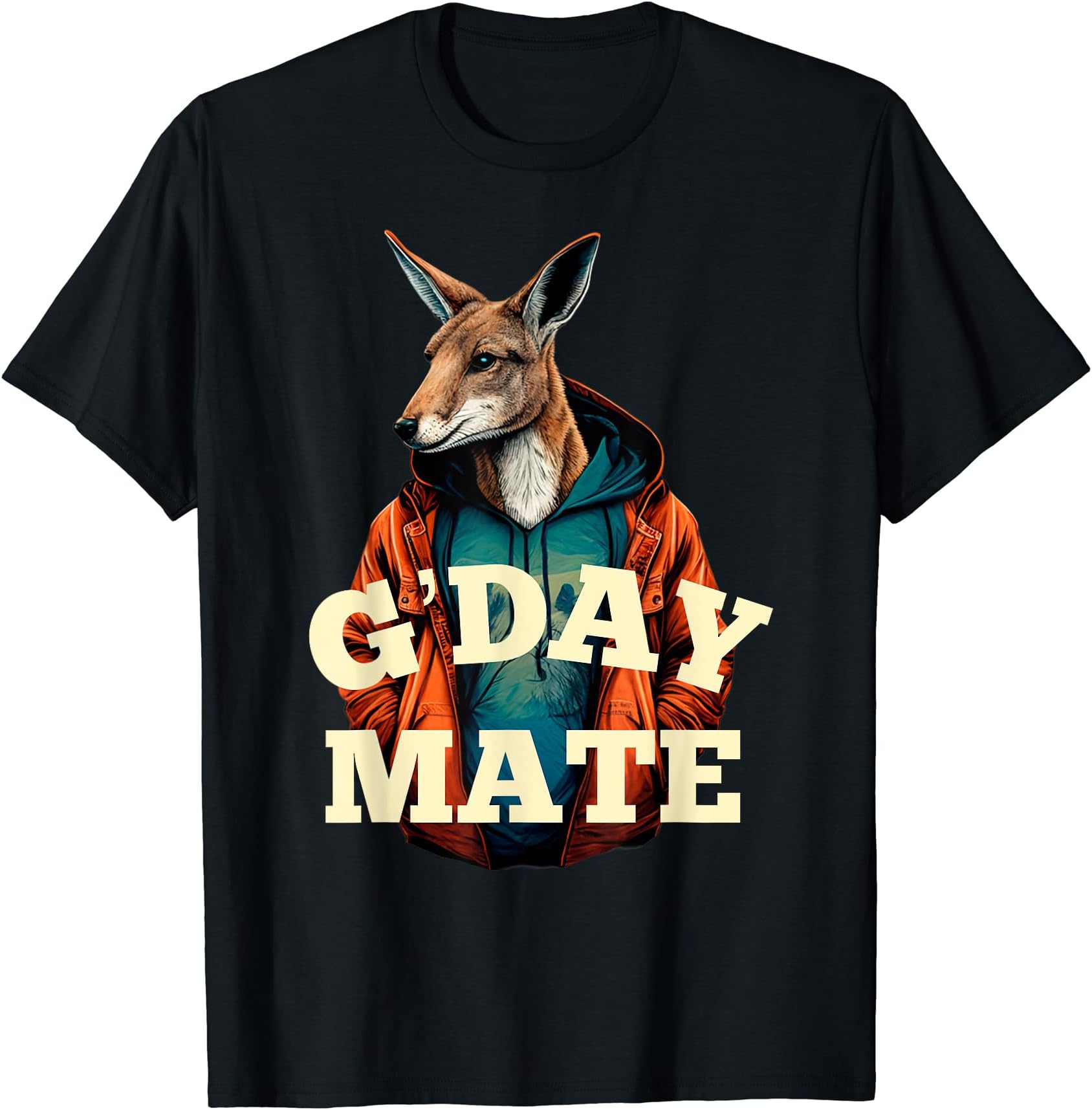 Australia Love TShirts G'Day Mate - KangarooAustralia G'Day Mate Shirt Funny Kangaroo Australian Symbol T-Shirt
