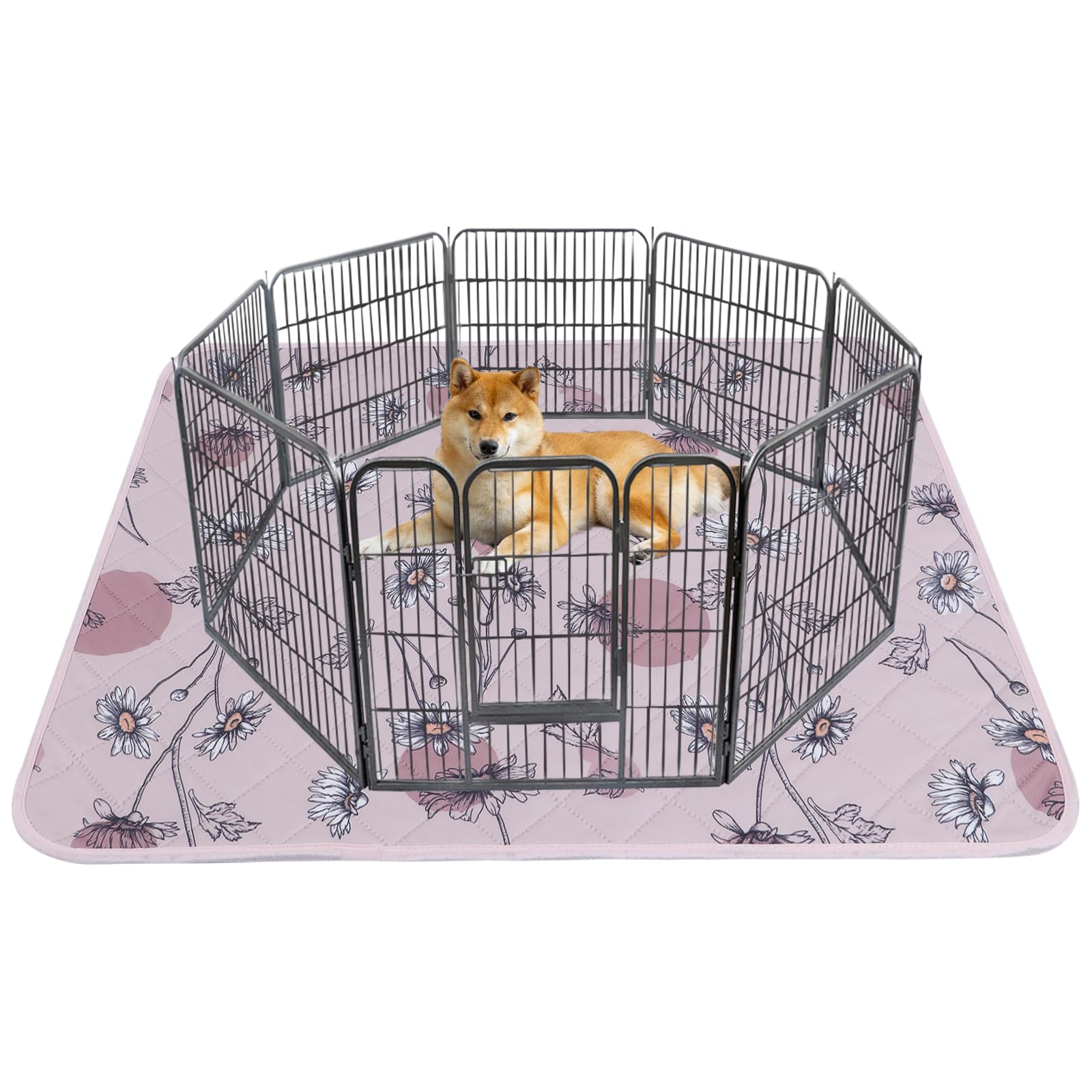 IEUUMLER Washable Pee Pads for Dogs, 1 Pack Non-Slip & Waterproof Pack Whelping Pad, Reusable Washable Puppy Potty Training Pad with Fast Absorbent