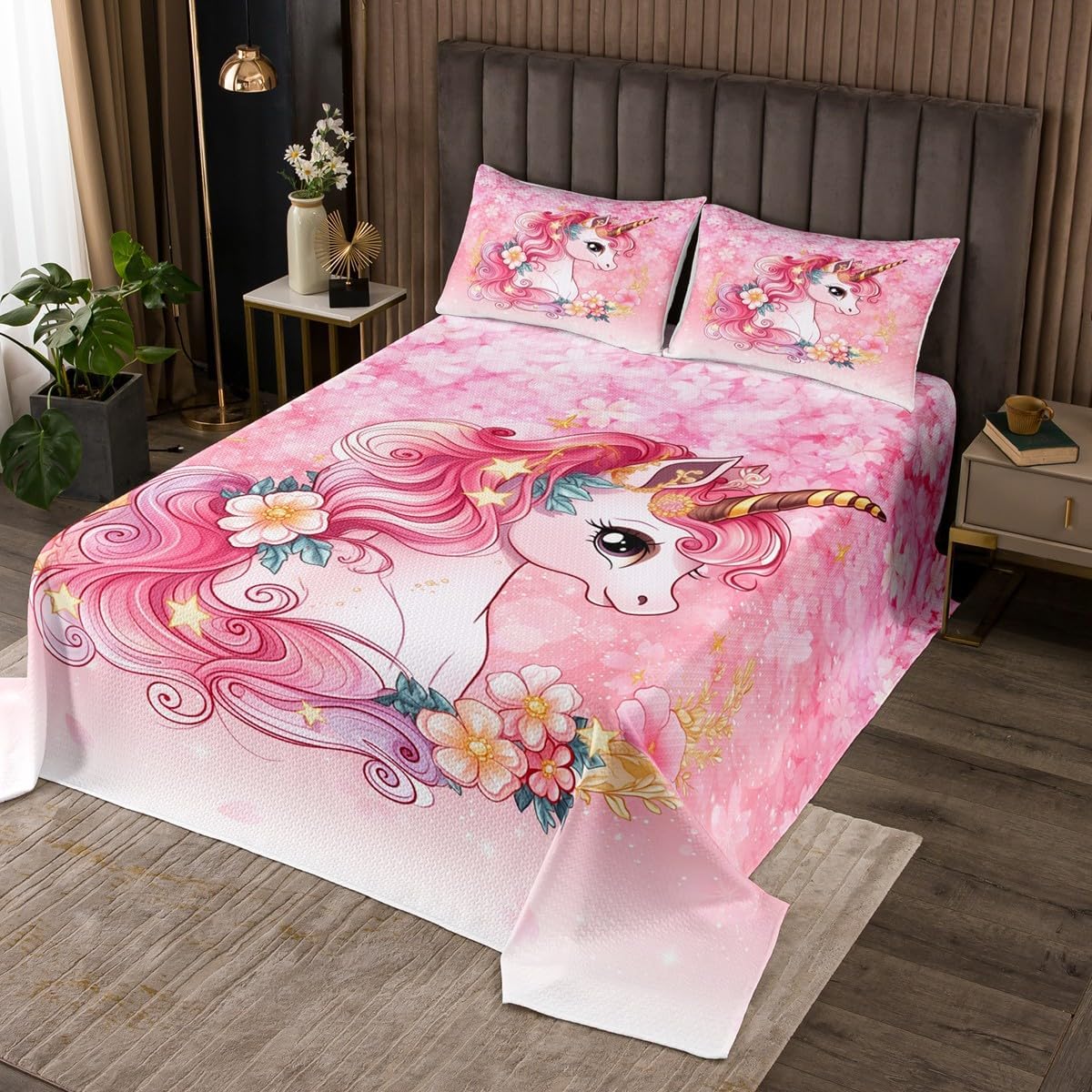 Cartoon Cute Animals Coverlet Set Chic Hot Air Balloon Quilted Coverlet Kawaii Elephant Giraffe Comforter Set Bedspreads Quilt Set for Children Kids Coverlet Set,Twin Size 2 Pcs
