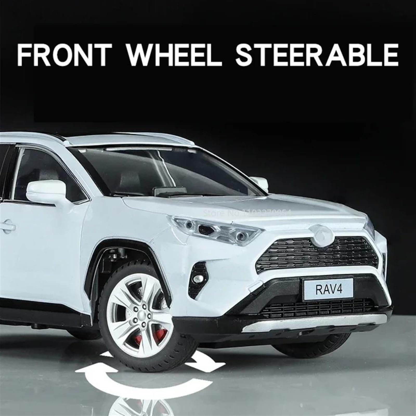 1/18 トヨタ RAV4 ダイキャスト SUV ホワイト 合金製 限定モデル Amazon.co.jp: モデルカーのおもちゃ 1:18 トヨタ Rav4 オフ