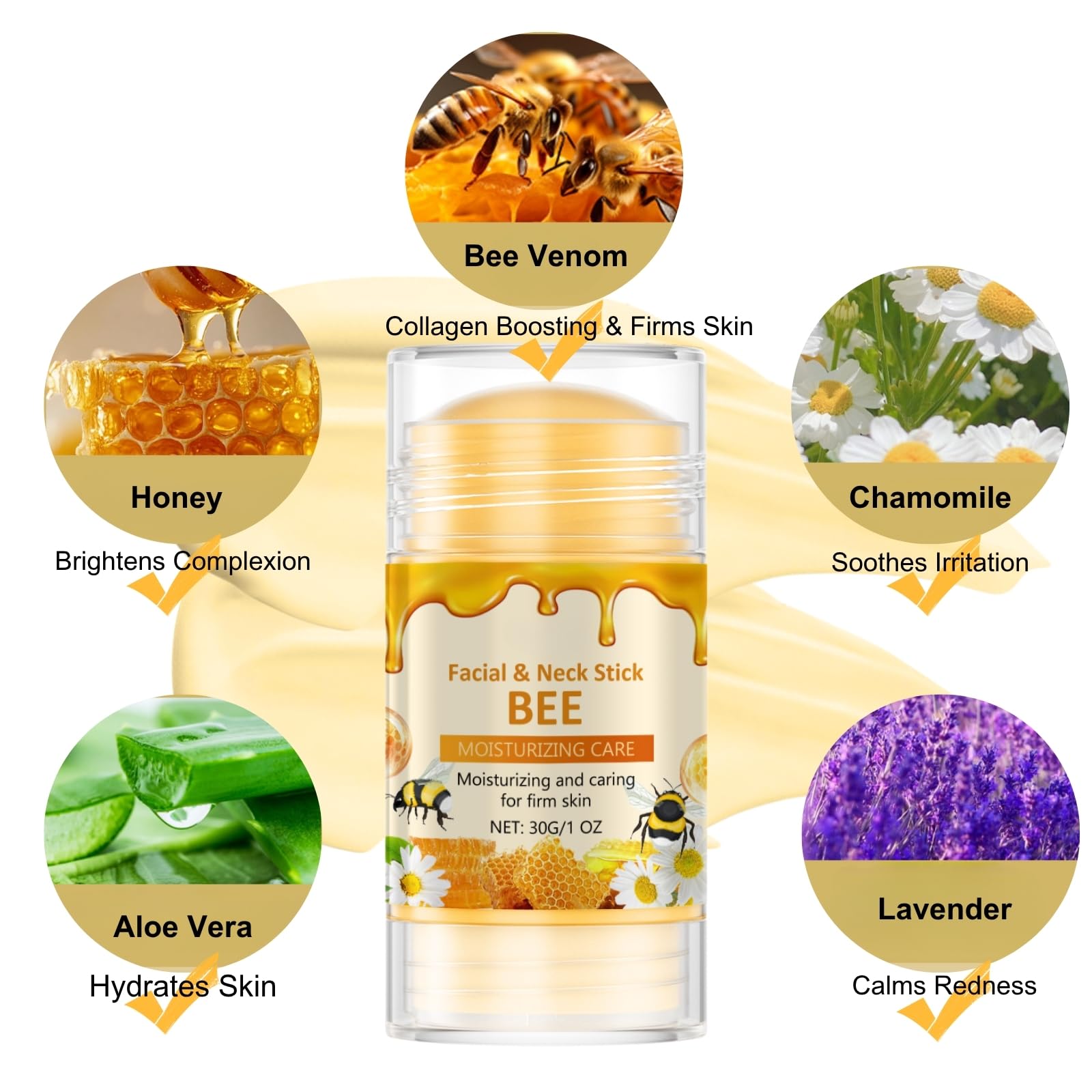 2PCS Bee Venom Wrinkle Removal Cream Stick - Image 3