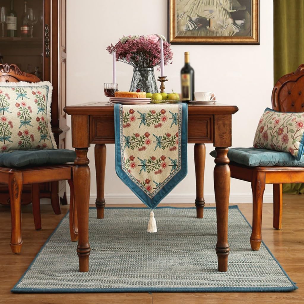 Table Runner Table Flag Light Luxury Long Strip Tablecloth Tablecloth Tablecloth Decorative Cloth TV Cabinet Cover Towel Table Cloth (Color : B, Size : 40x260cm)