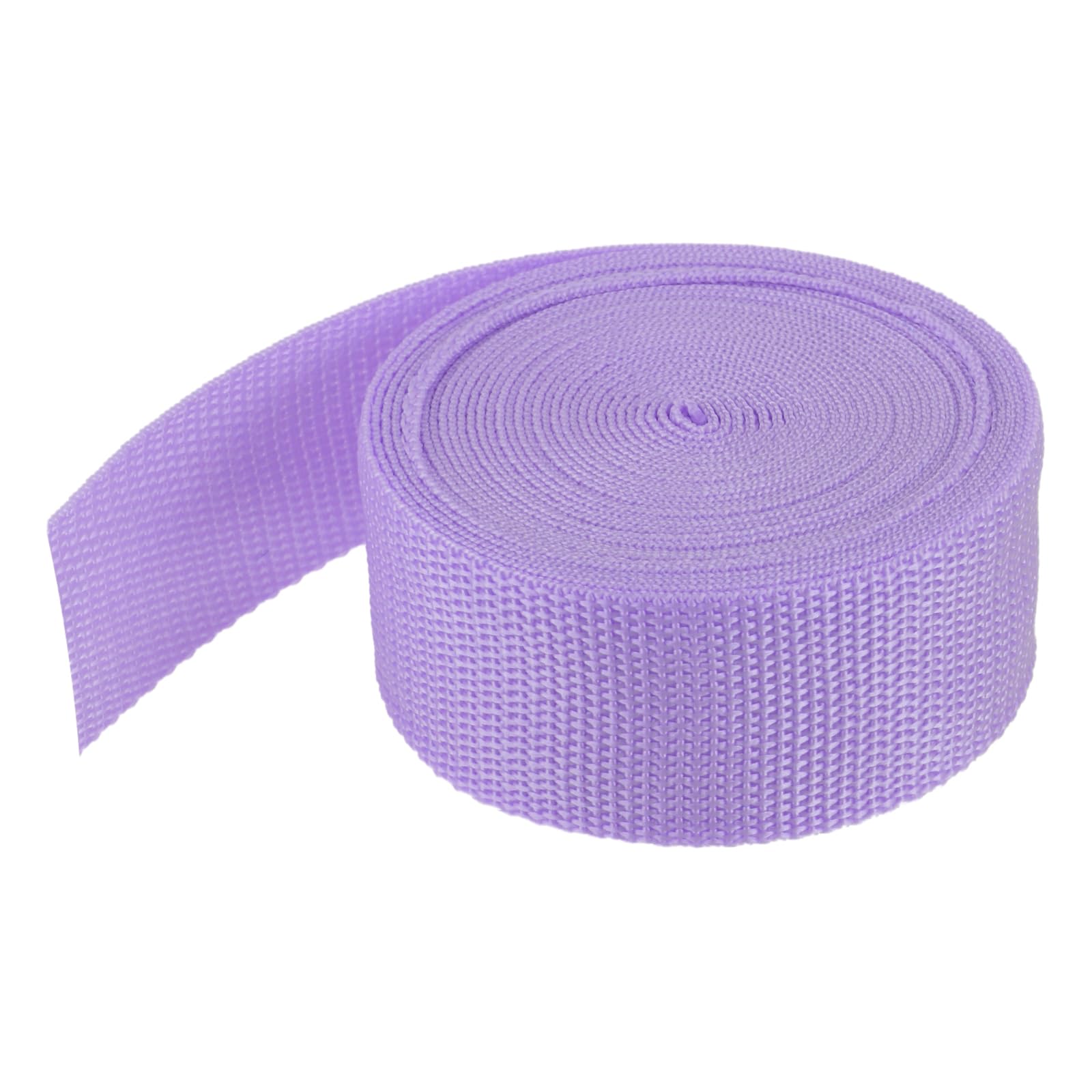 MECCANIXITY Lightweight Polypropylene Webbing Strap 1 1/2" 5 Yard Backpack Strapping Band Lavender Purple for Outdoor Luggage Cargo Straps