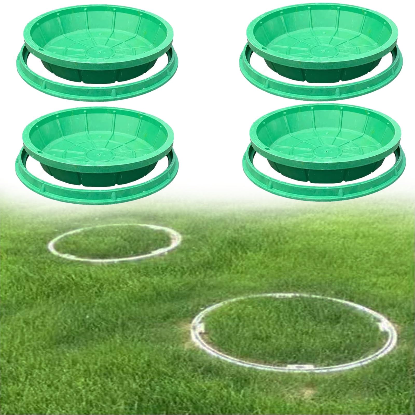 Couvercle invisible en résine 40 cm pour sublimer la terrasse et la fosse de collecte