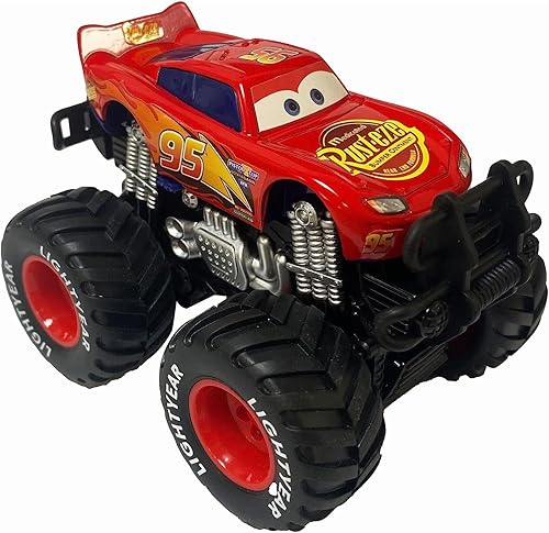Juguete de coche de película Big Wheel McQueen 155 Escala de fundición a presión Coche Metal Aleación Niño Juguete