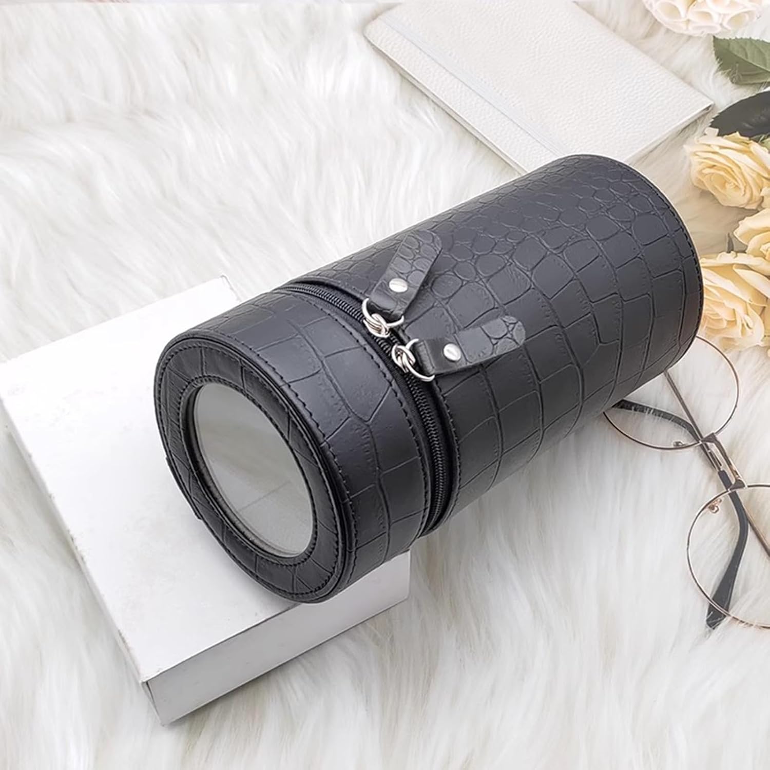 Portable Watch Winder, Single Automatic Watch Winder Box, with 3 Control Modes, 2 Pillows, Quiet Motor, Easy to Carry, for Women and Men Mechanical Watches
