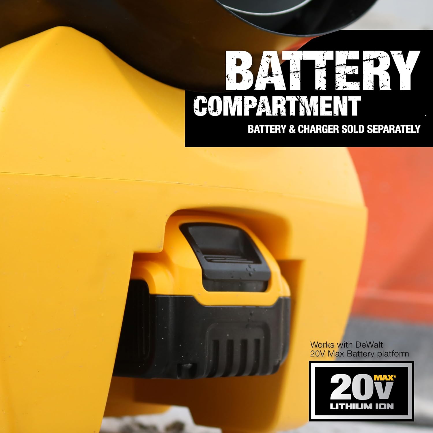 DEWALT 68,000 BTU Cordless Portable Forced Air Propane Heater