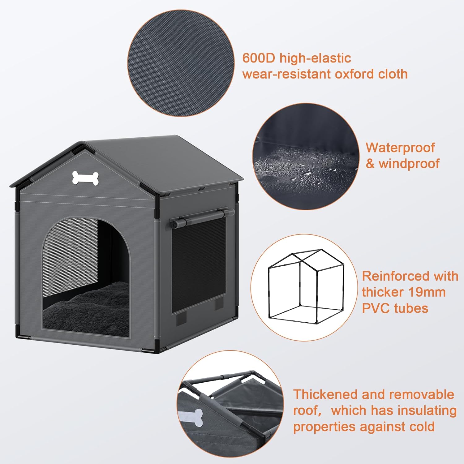 Cozy Comfort: The Ultimate Indoor Dog House for Large Breeds!