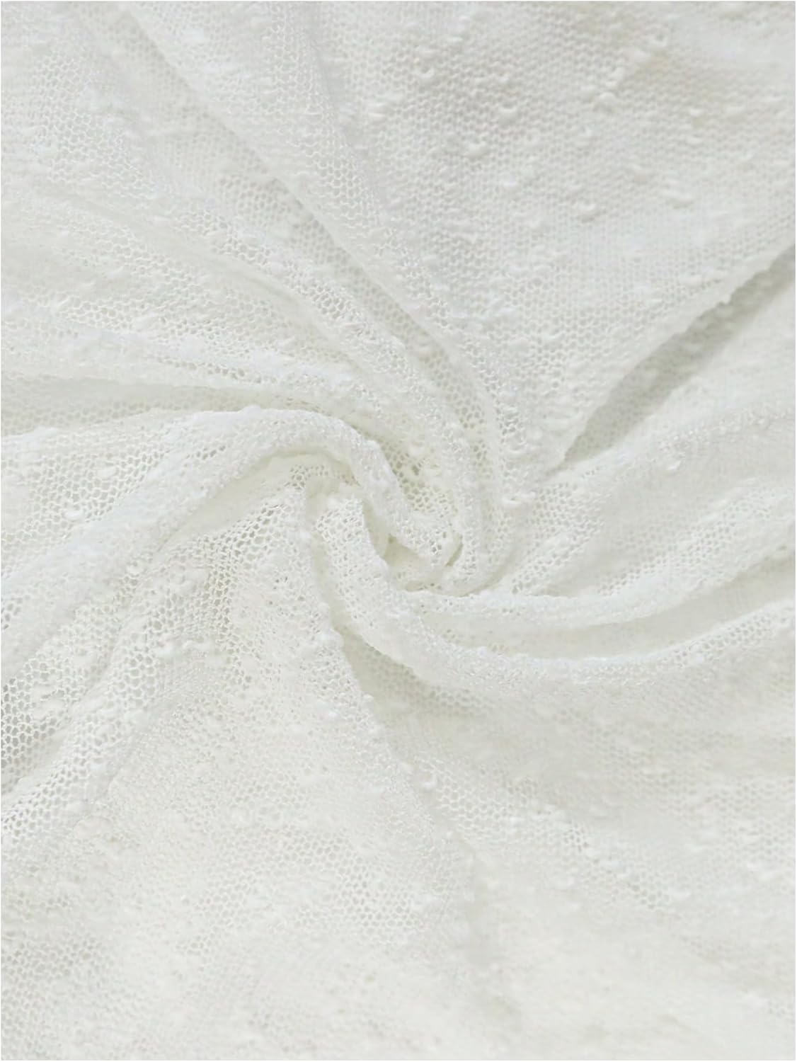 Women's Off The Shoulder Tops Long Sleeve Ruched Crop Tops Fitted Mesh Y2K T Shirts - Image 4