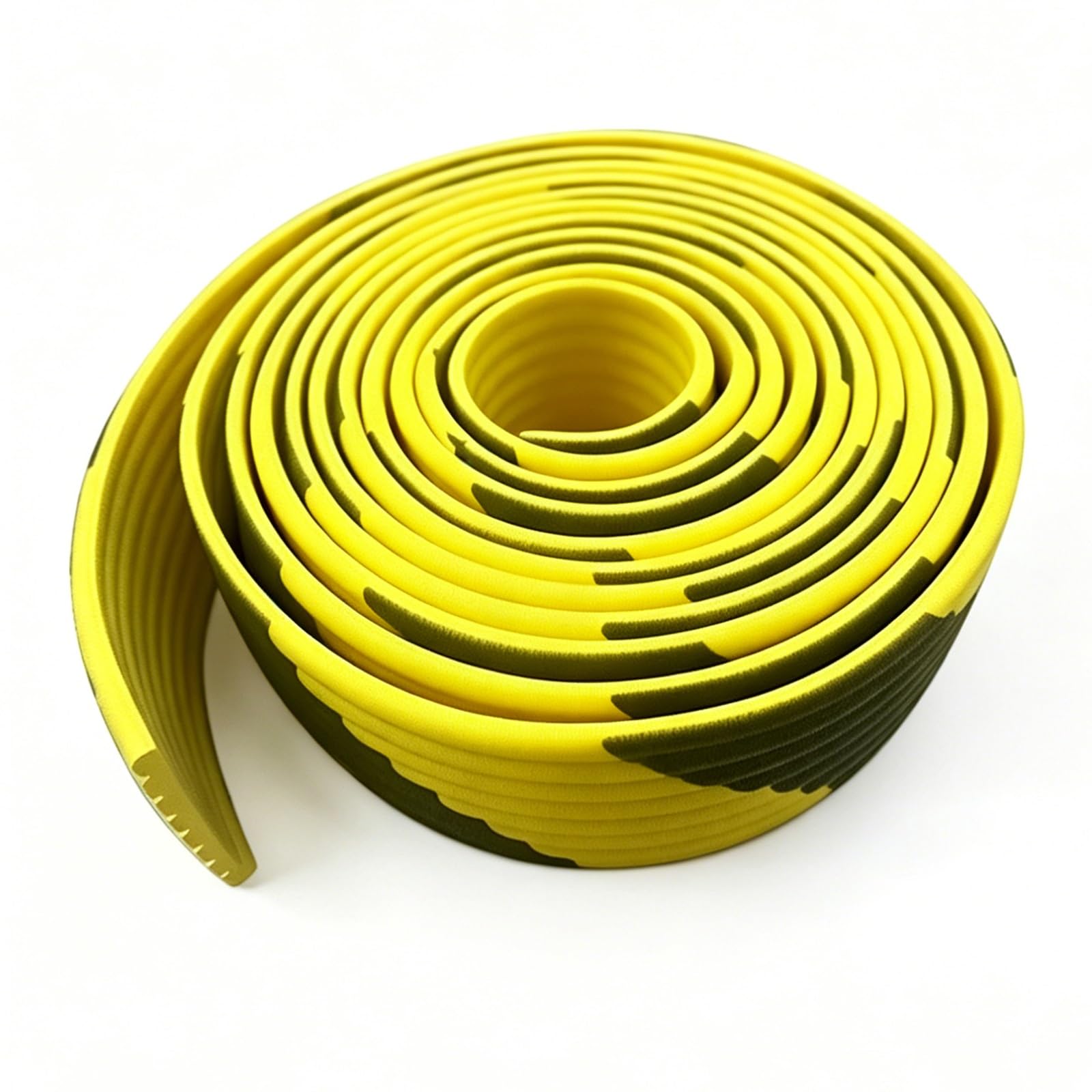 Protector Esquinas Pared 5M, Protector De Esquina De Pared De Goma NBR Autoadhesivo, Parachoques De Seguridad Amarillo Negro para Estanterías, Paredes, Muebles(W20xH1cm/W8xH0.4in)