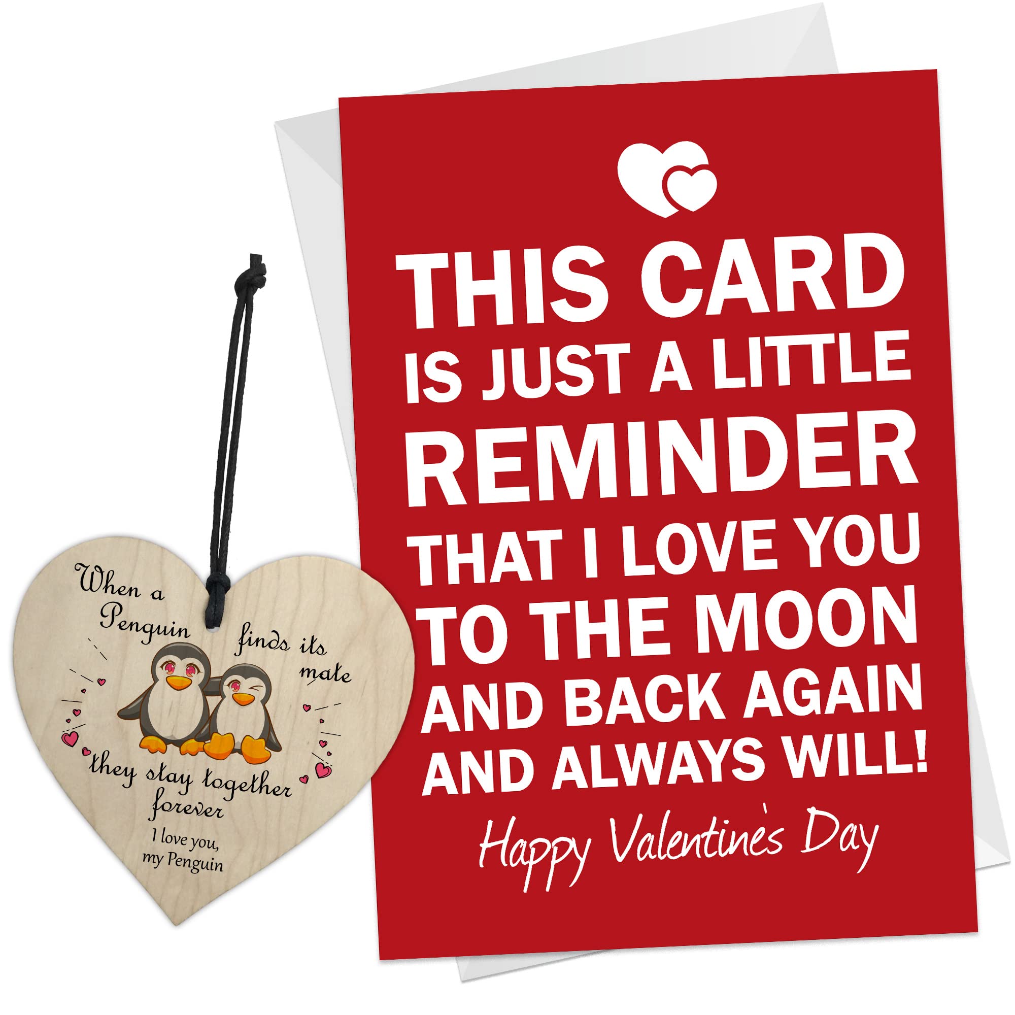 RED OCEAN Valentines Card For Husband Wife And Gift For Boyfriend Girlfriend Valentines Gift For Him Her Partner