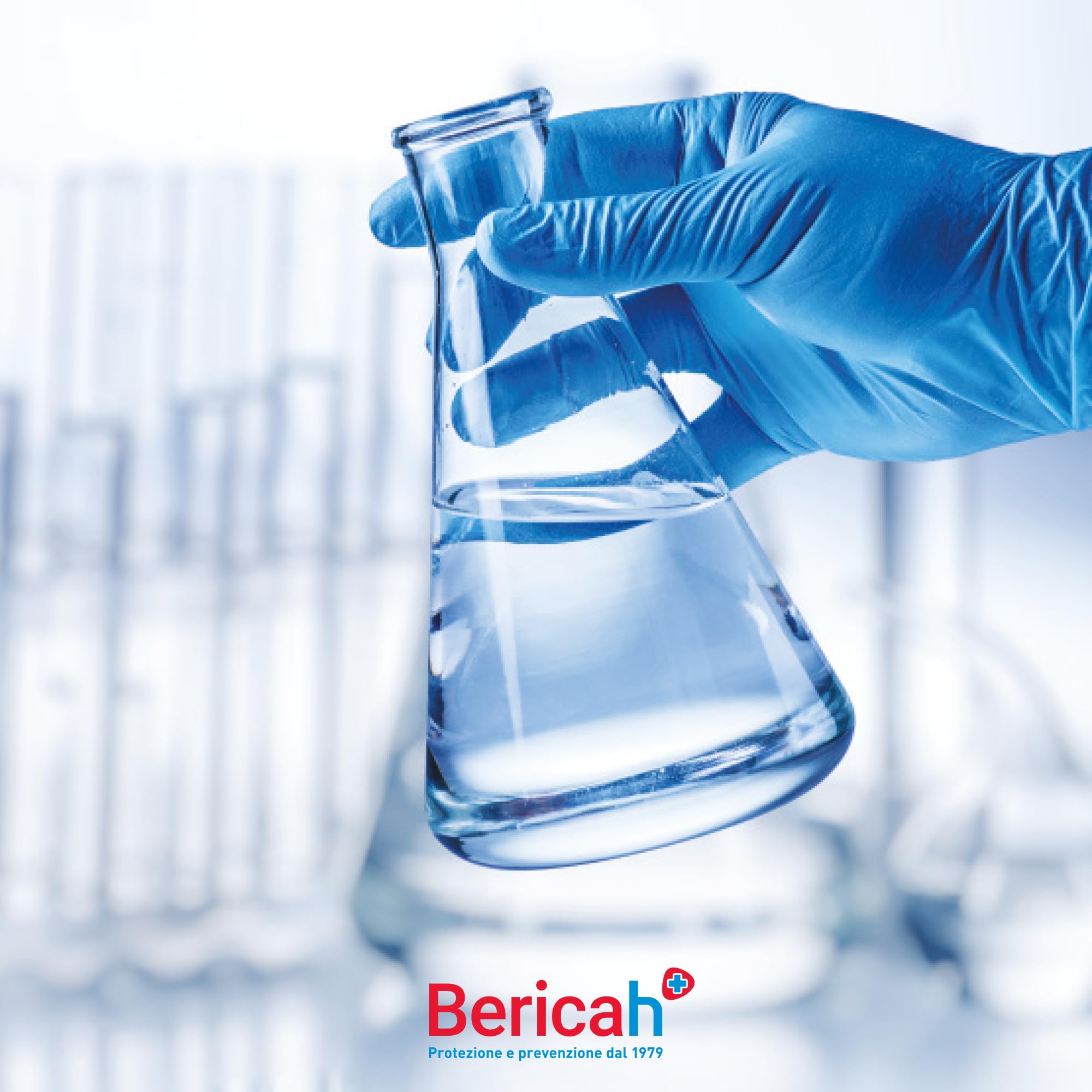 Bericah, Sensinitryl, rękawice nitrylowe, bezpudrowe, rozmiar M, 100 sztuk