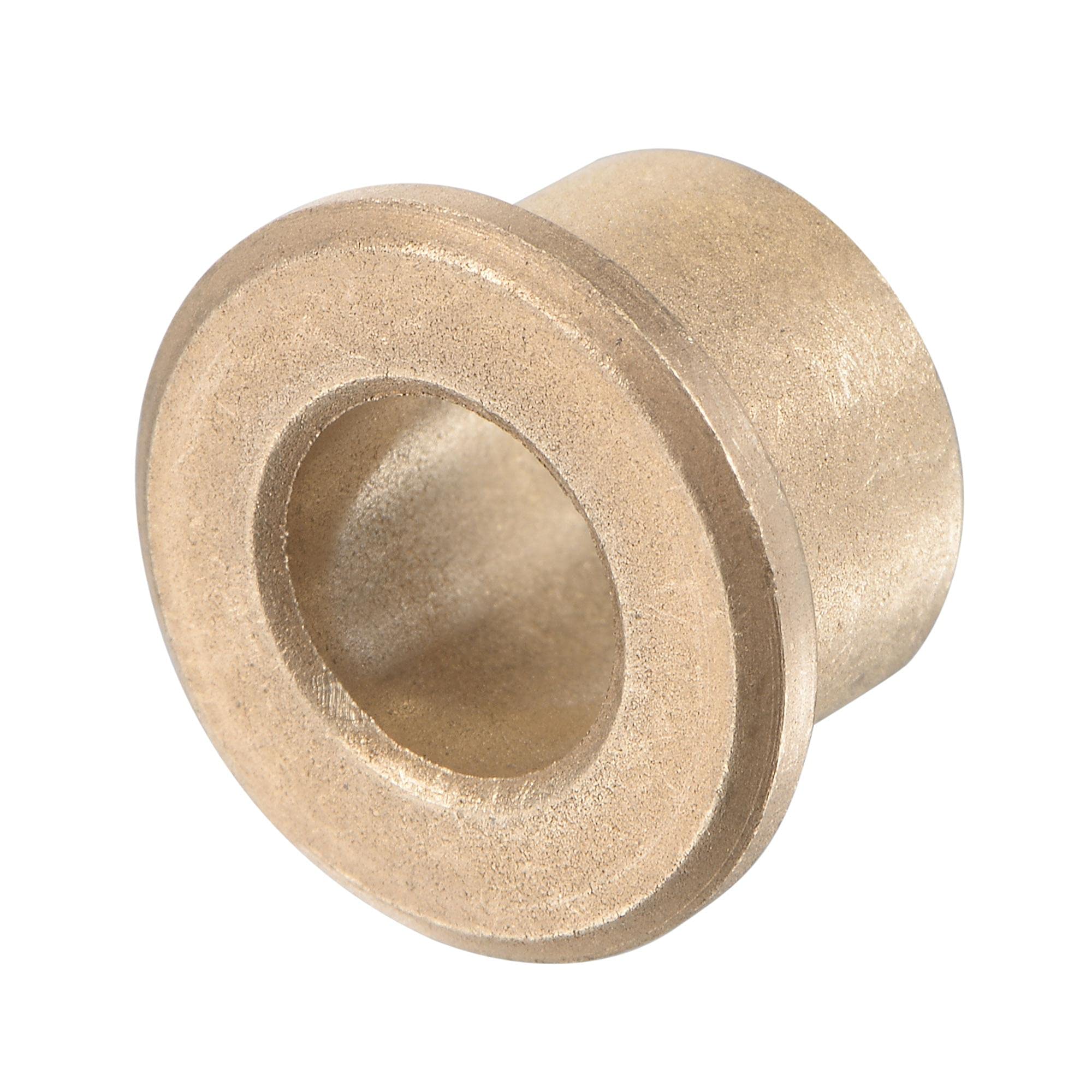sourcing map Lot de 2 bagues auto-lubrifiantes en bronze fritté - Diamètre : 8 mm - Diamètre : 12 mm - Diamètre : 10 mm