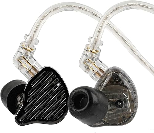 Miniatura 2 de Linsoul KZ x HBB PR2 - Monitor de oído planar de 0.520 in, auriculares IEM de alta fidelidad con matriz magnética N52, diafragma a nanoescala, cable