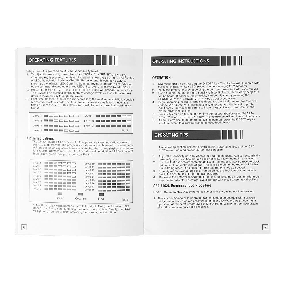 KIMISS Detector de Fuga de Refrigerante de Gas Halógeno TIF XP -1A SF6: Analizador Controlado del Procesador de Alta Sensibilidad con Sensibilidad Ajustable