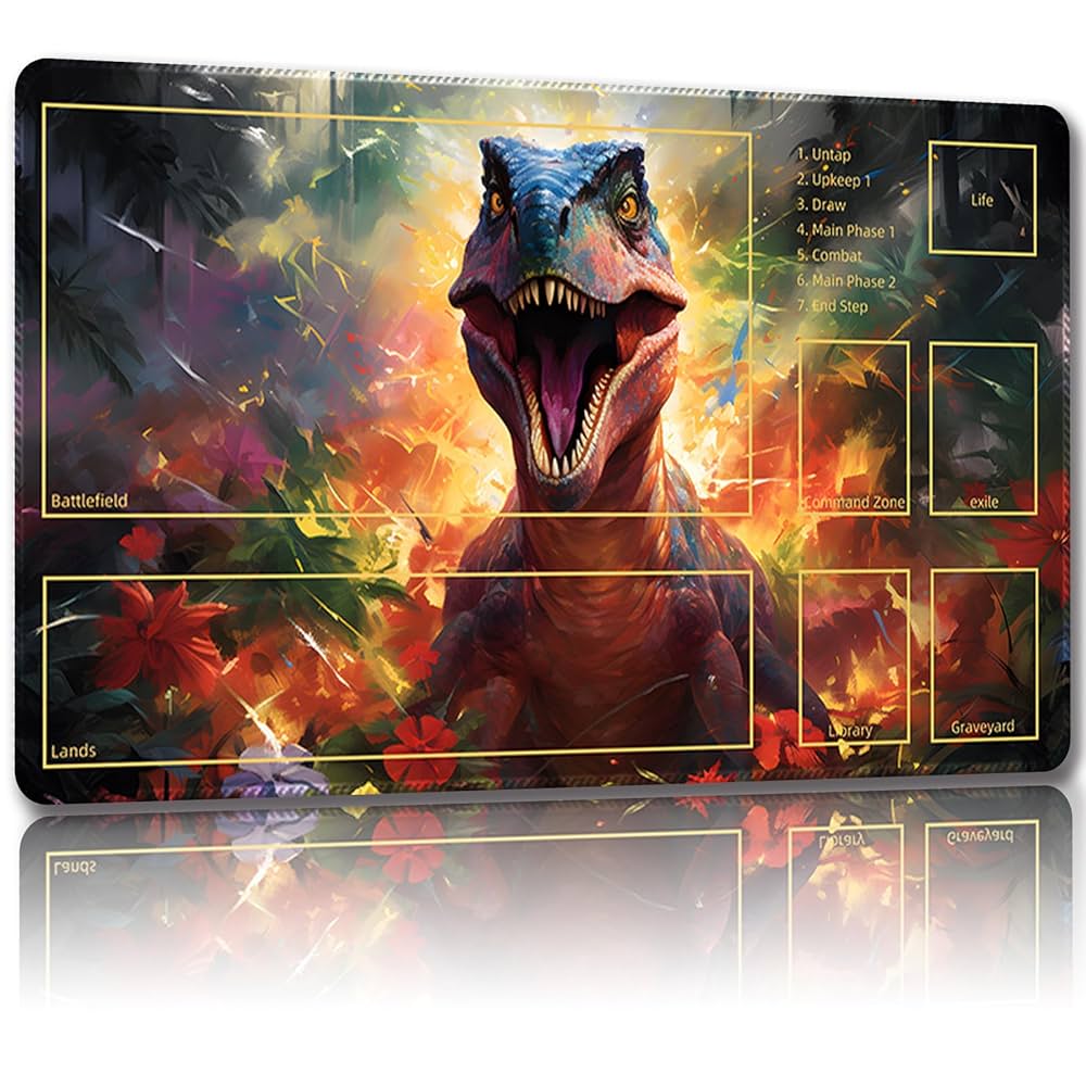 Amazon.co.jp: Malqiqi MTG用プレイマット、無料収納バッグ付き