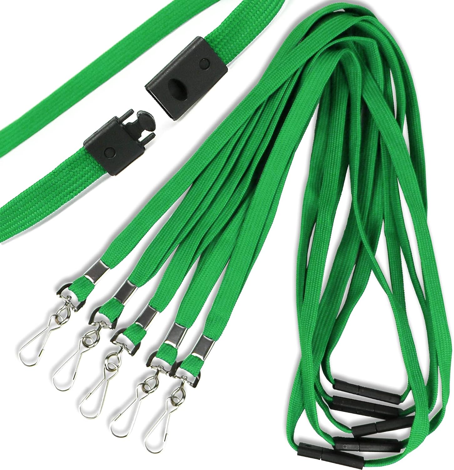 Safety Breakaway Lanyard with JHook Flat Lanyards for ID