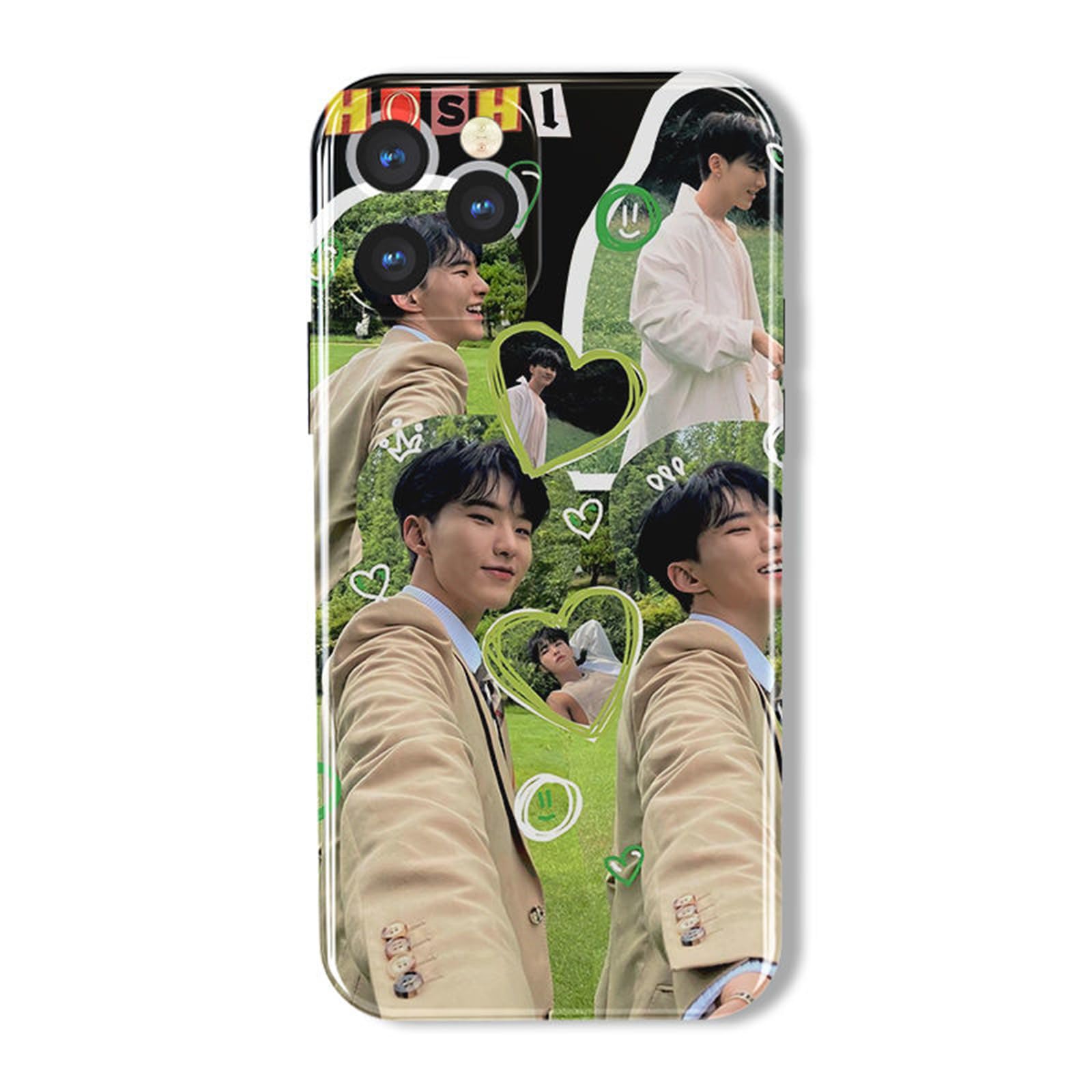 Amazon.co.jp: PROL ホシ 周辺 携帯ケース グッズ HOSHI 호시 透明
