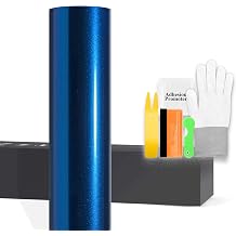 60"x480" 5FTx40FT PPF Paint Protection Film Dry Apply Gloss Metallic Diamond Blue Self Healing Auto Bra Vinyl Wrap Invisible Scratches Shield Sheet DIY