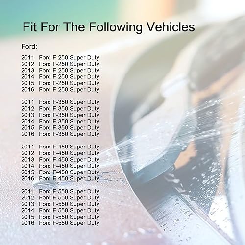 Miniatura 3 de Kit de boquillas de limpiaparabrisas delantero para Ford F250 F350 F450 F550 Super Duty Reemplazo OE BC3Z-17603-A BC3Z17603A