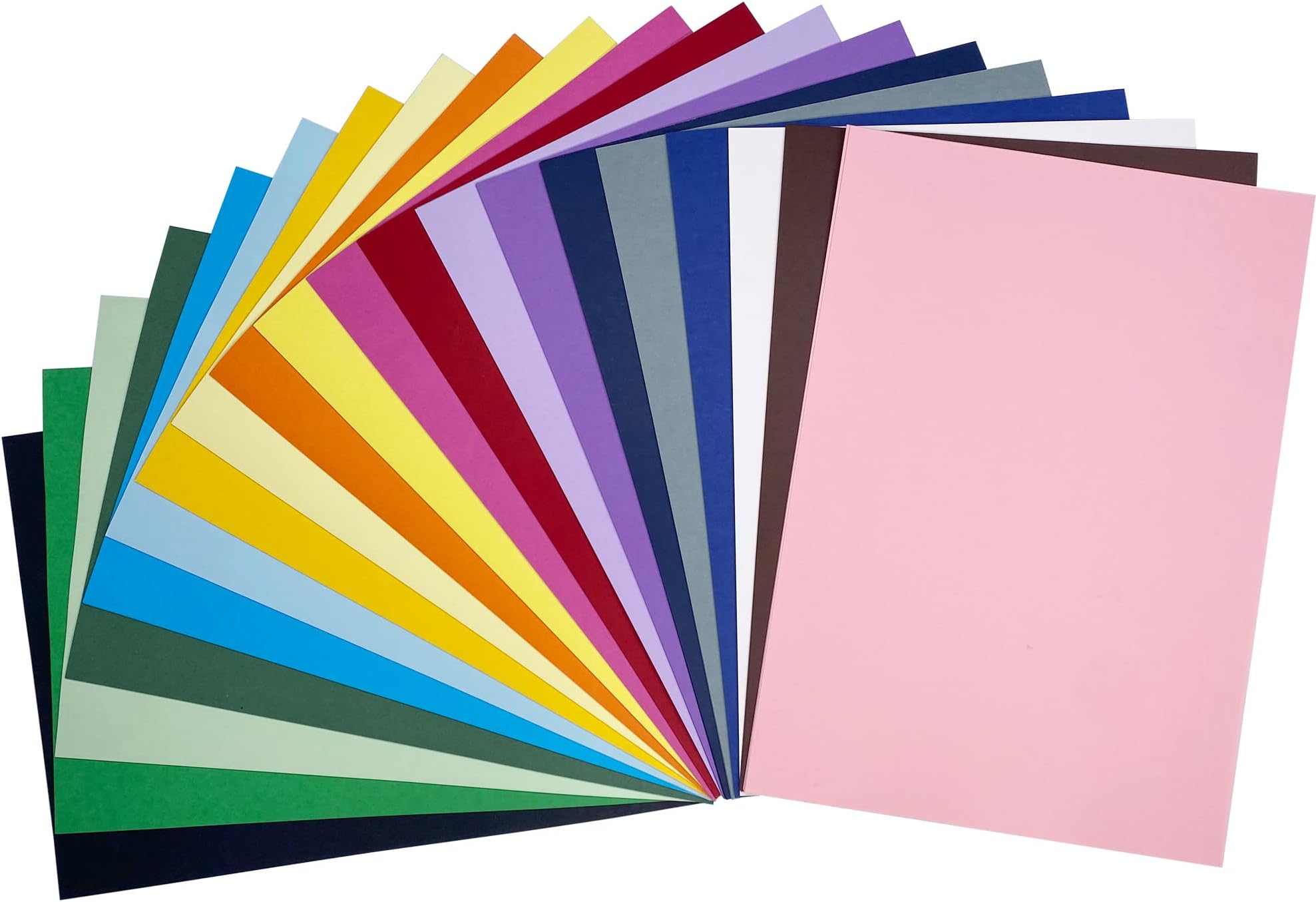 Lot de 100 feuilles de papier cartonné A4 pour travaux manuels et décoration, croquis et découpe