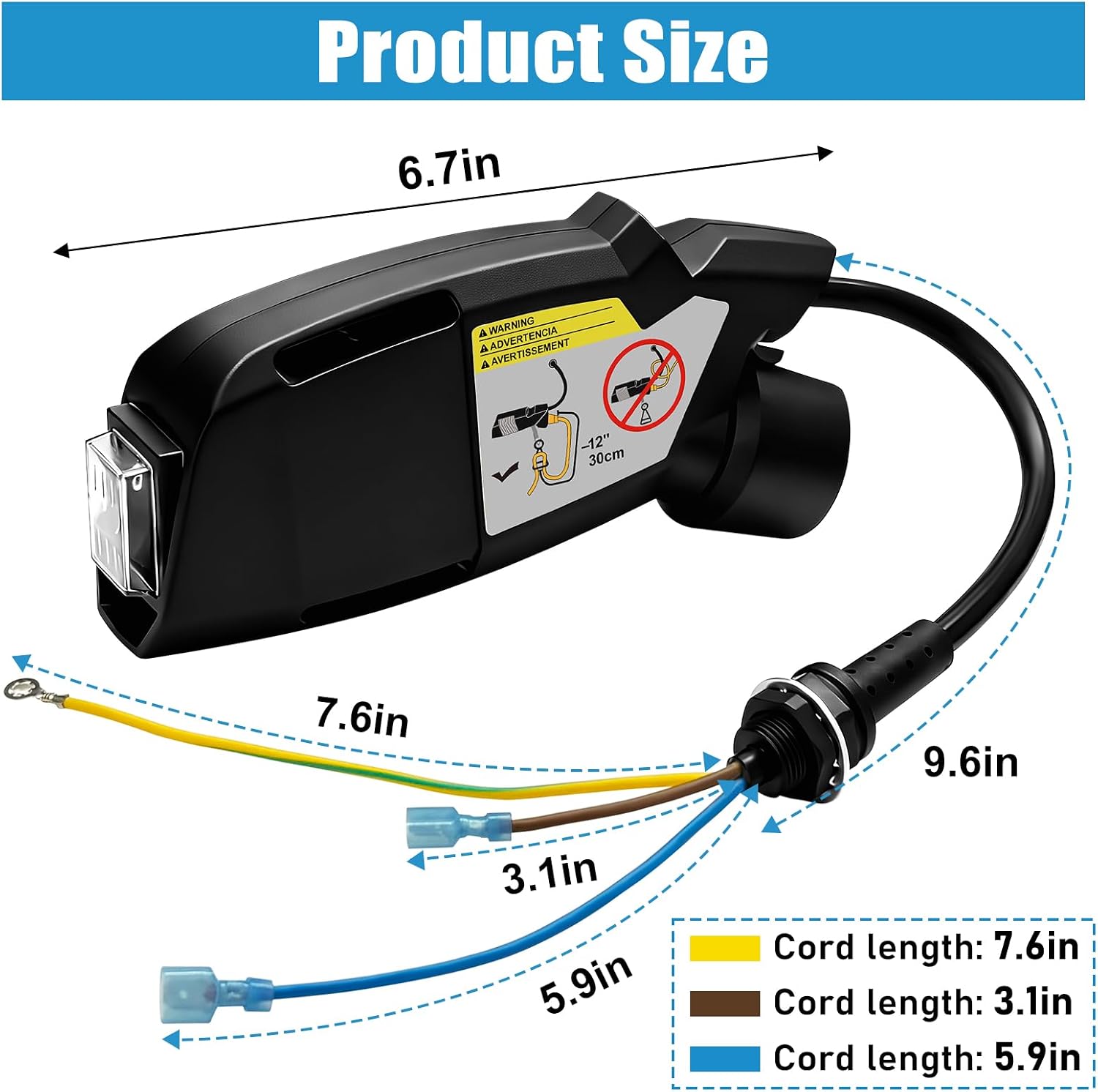 836225 Vacuum Cleaner Switch Box for Proteam Super Coach Pro 10 & Super Coach Pro 6 Vacuum Parts & Accessories，Backpack Vacuum Switch Assembly image 3