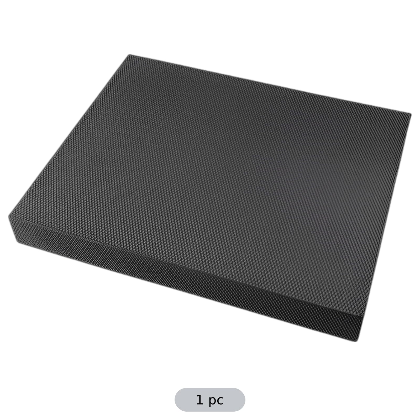 Balance-Pad, 6 cm dickes TPE-Yoga-Balance-Pad für Training, rutschhemmendes Stabilitätstrainer-Kissen für Reha-Unterstützung, Core-Training und Kniepolster bei Planks, Tinten-Schwarz